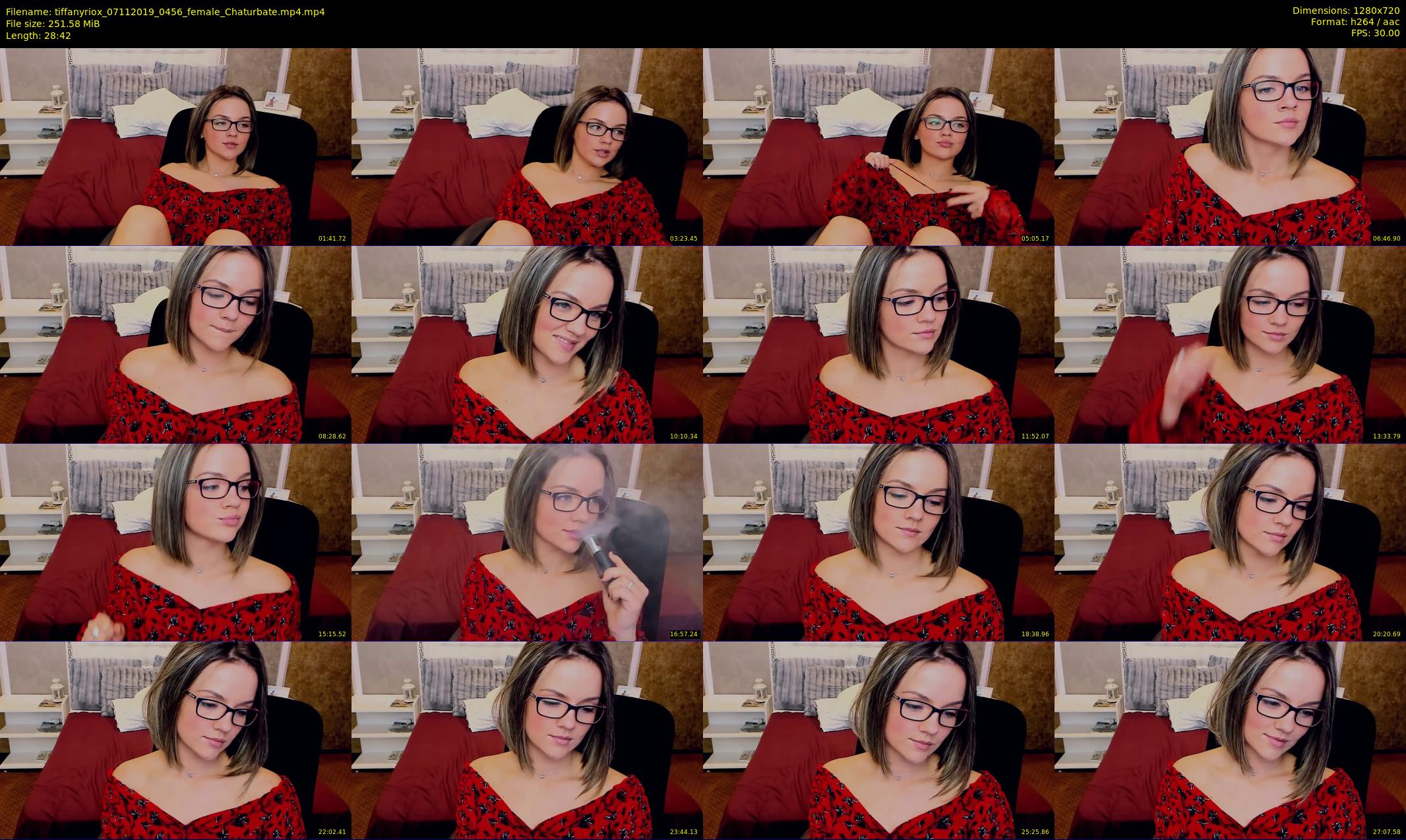 tiffanyriox — 29 minute Chaturbate female cam show recording, 720p, Nov 7, 2019