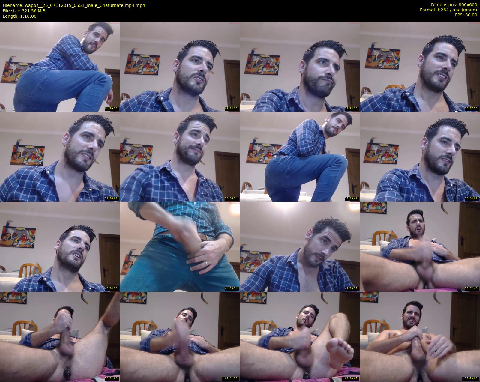 wapos__25 — 76 minute Chaturbate male cam show recording, 480p, Nov 7, 2019