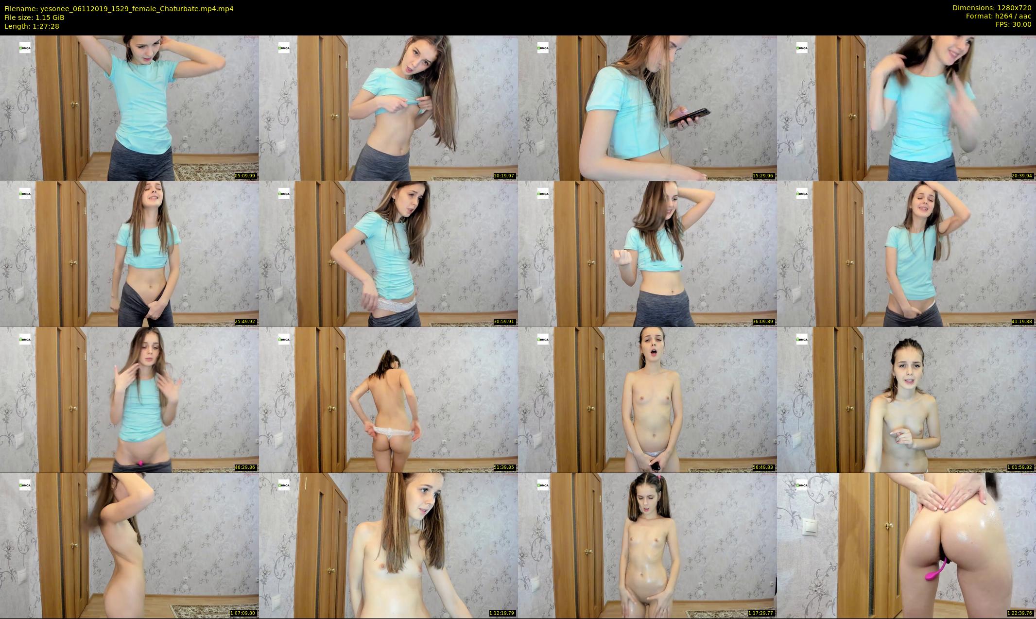 yesonee — 88 minute Chaturbate female cam show recording, 720p, Nov 6, 2019