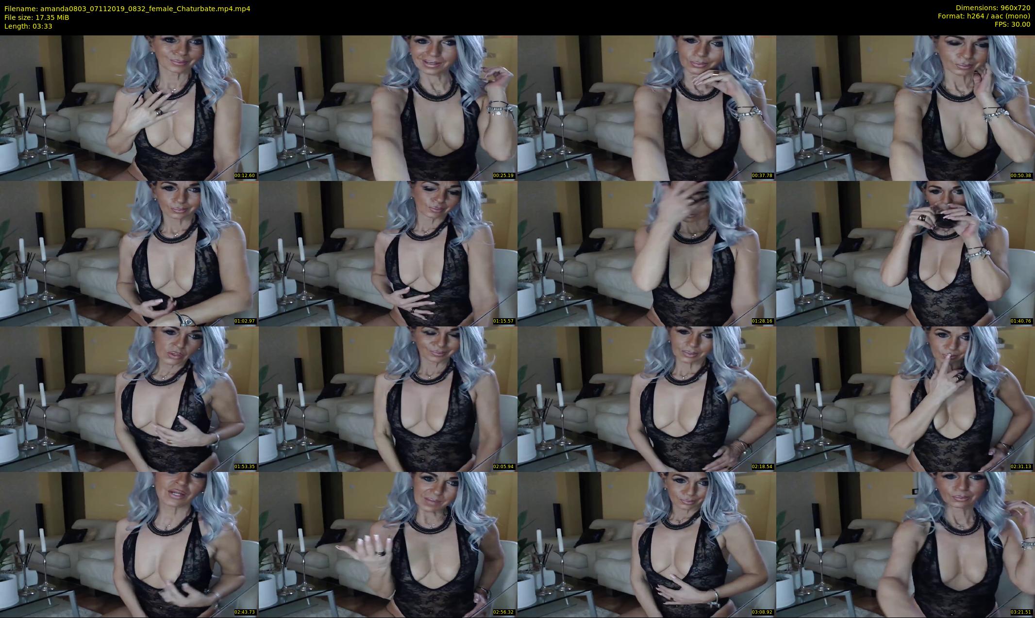 amanda0803 — 4 minute Chaturbate female cam show recording, 720p, Nov 7, 2019
