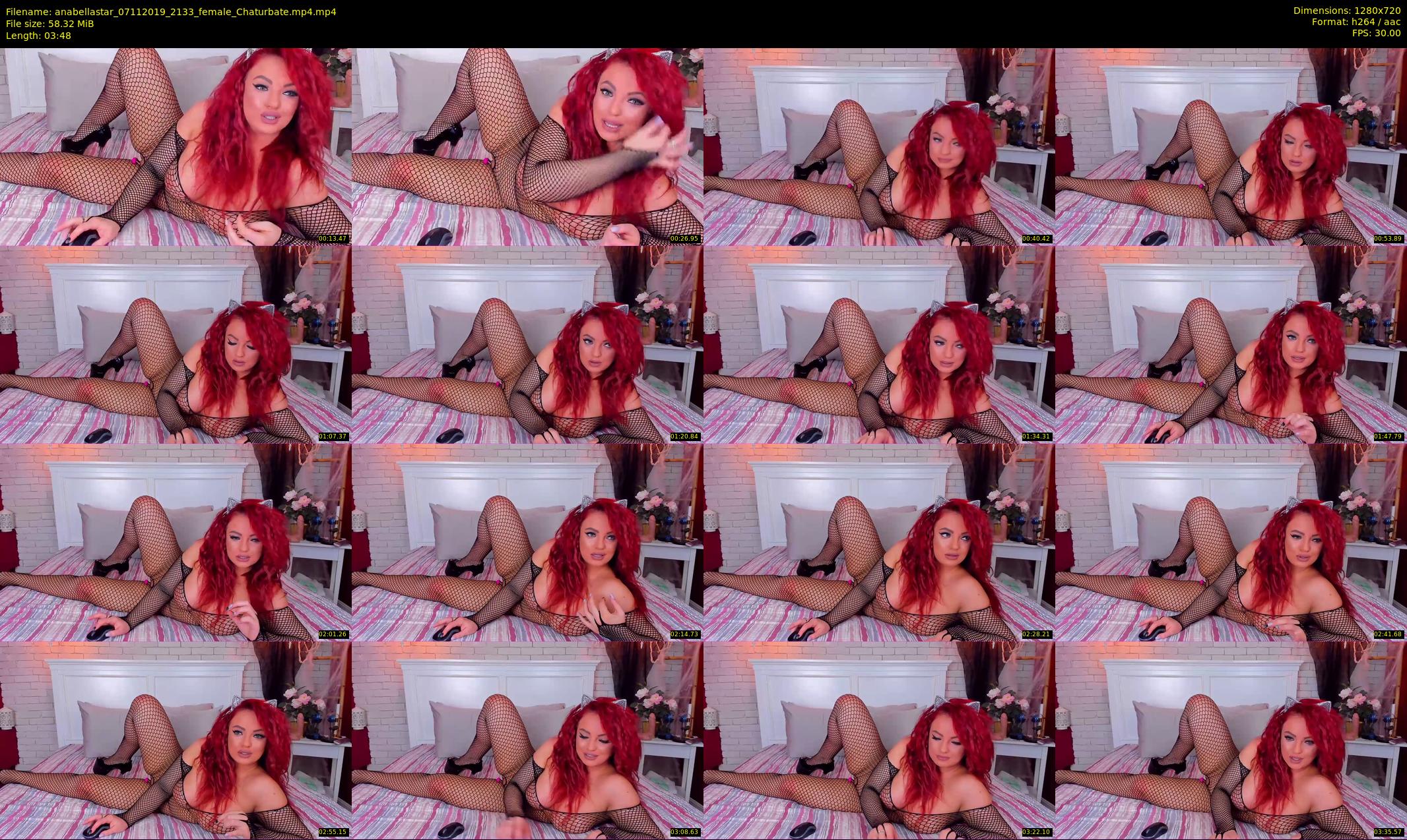 anabellastar — 4 minute Chaturbate female cam show recording, 720p, Nov 7, 2019