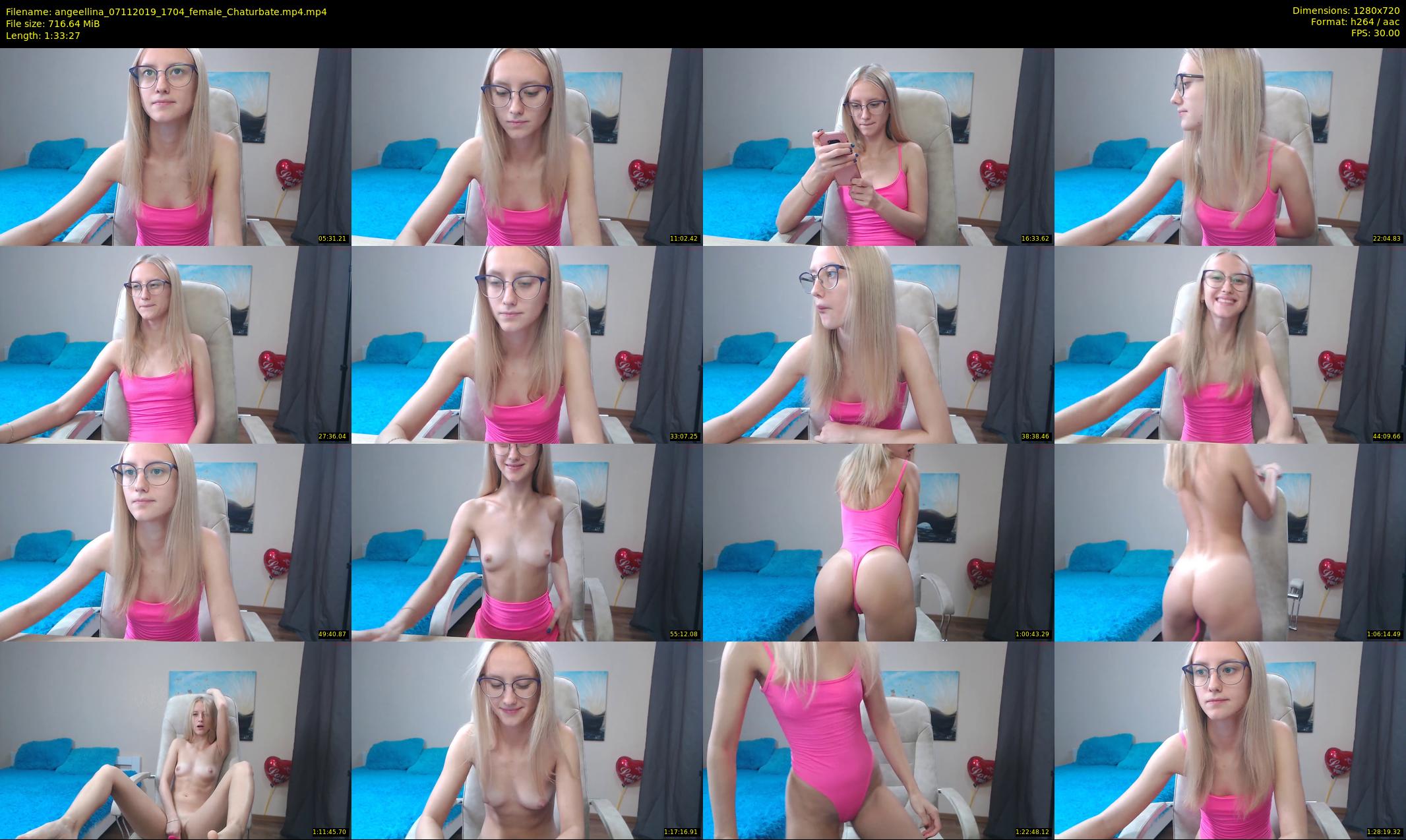 angeellina — 94 minute Chaturbate female cam show recording, 720p, Nov 7, 2019