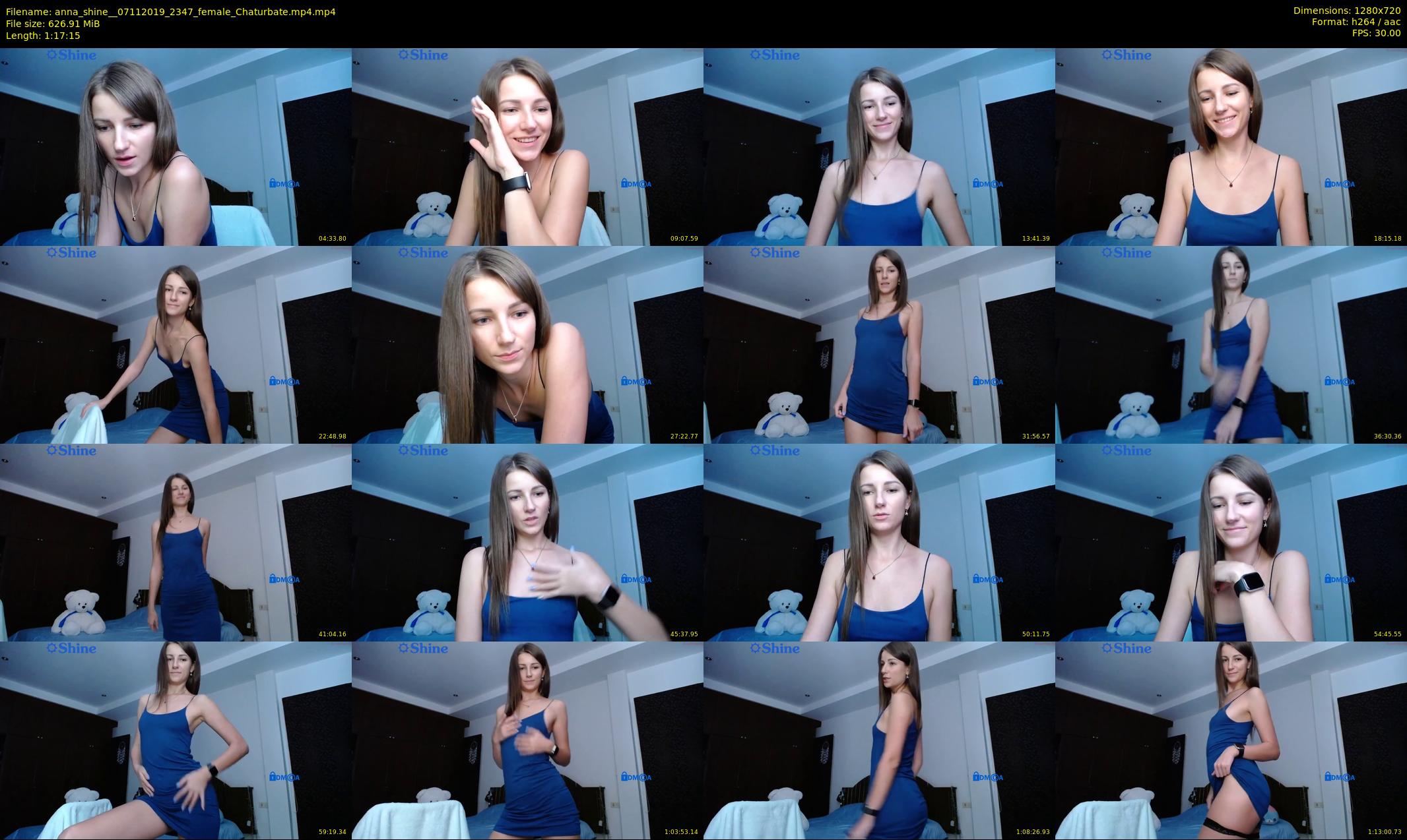anna_shine_ — 78 minute Chaturbate female cam show recording, 720p, Nov 7, 2019