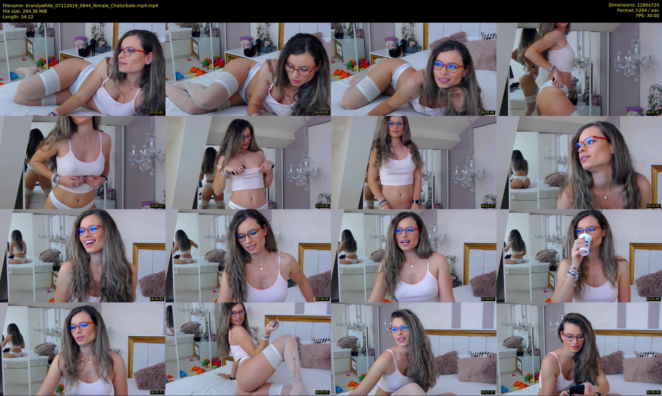 brandywhite — 35 minute Chaturbate female cam show recording, 720p, Nov 7, 2019