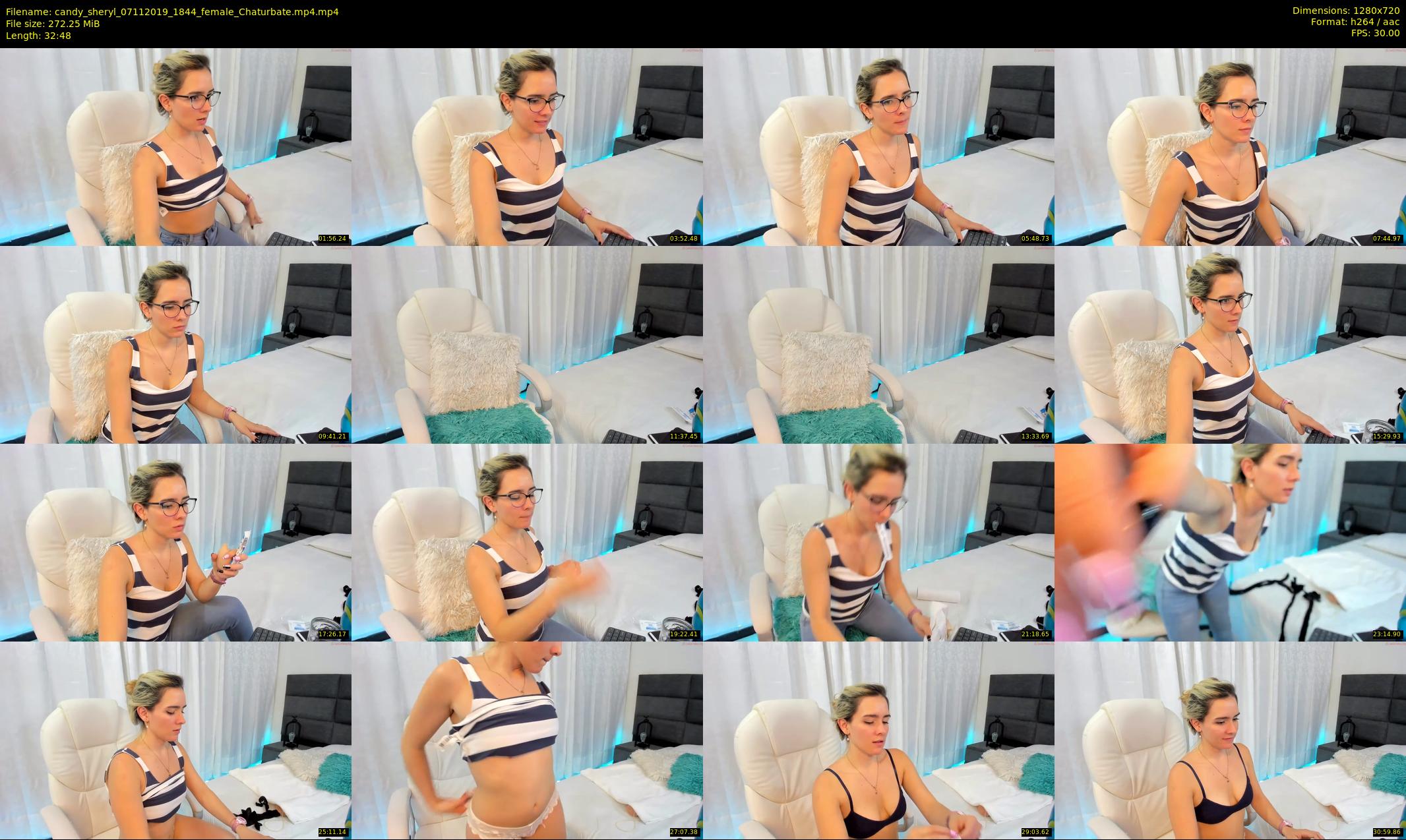 candy_sheryl — 33 minute Chaturbate female cam show recording, 720p, Nov 7, 2019