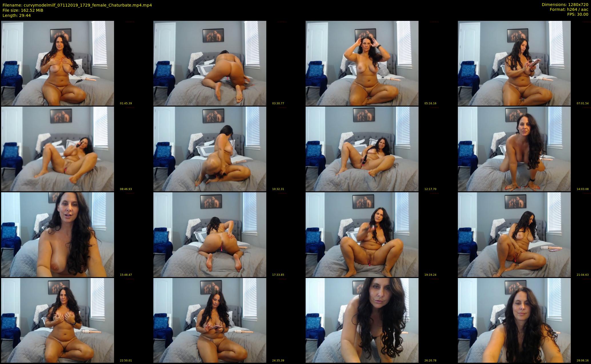 curvymodelmilf — 30 minute Chaturbate female cam show recording, 720p, Nov 7, 2019