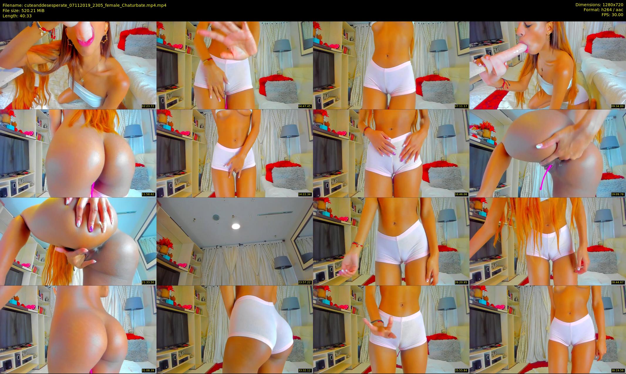 cuteanddesesperate — 41 minute Chaturbate female cam show recording, 720p, Nov 7, 2019