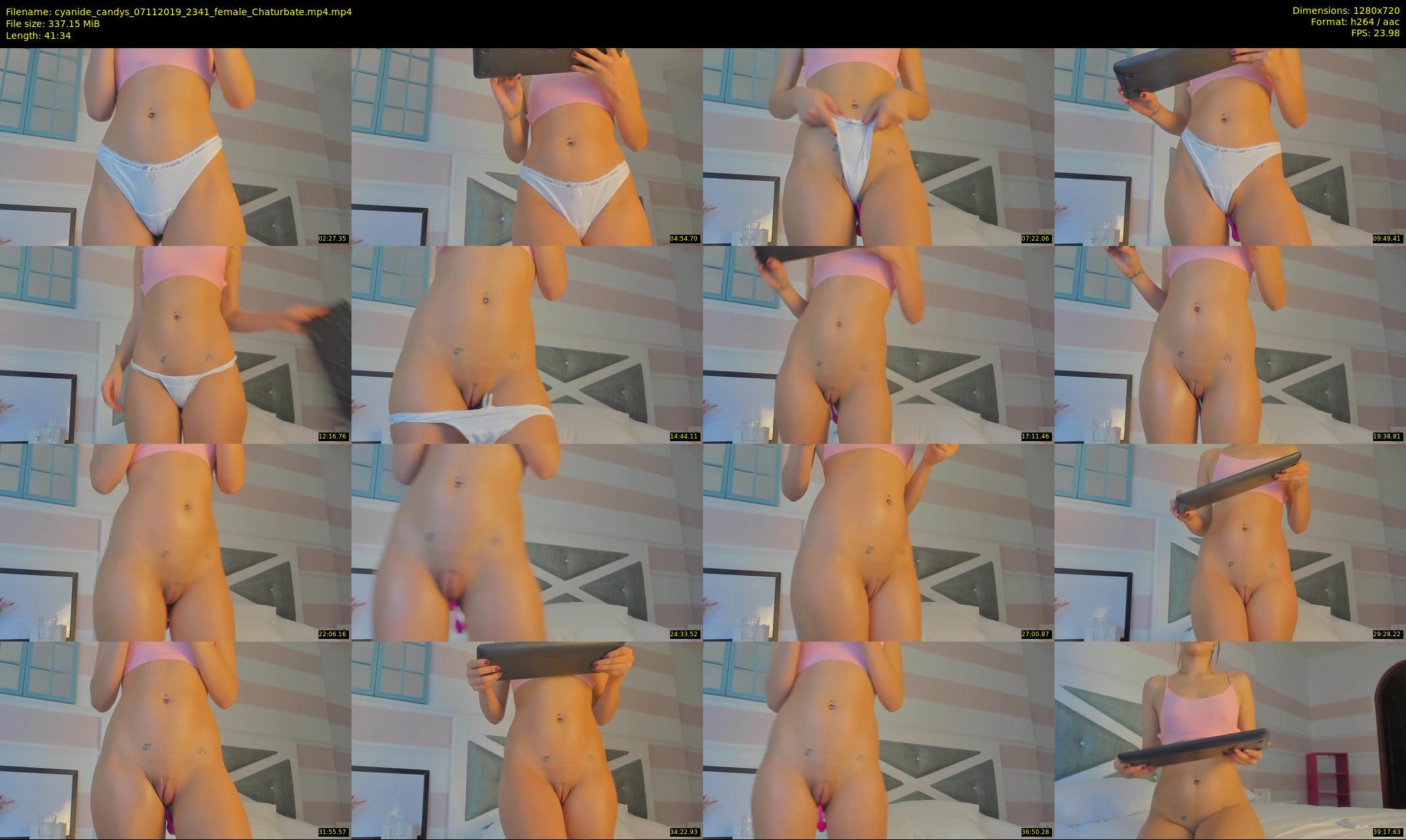 cyanide_candys — 42 minute Chaturbate female cam show recording, 720p, Nov 7, 2019