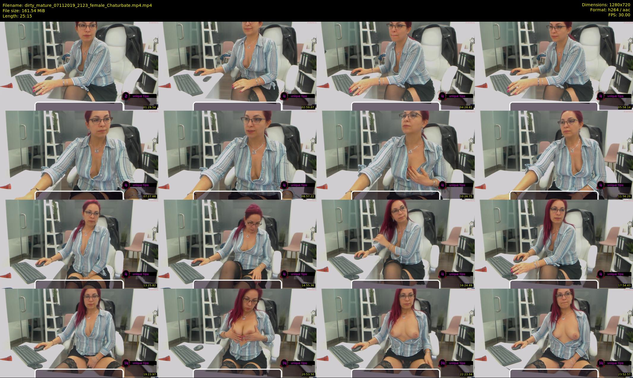dirty_mature — 26 minute Chaturbate female cam show recording, 720p, Nov 7, 2019