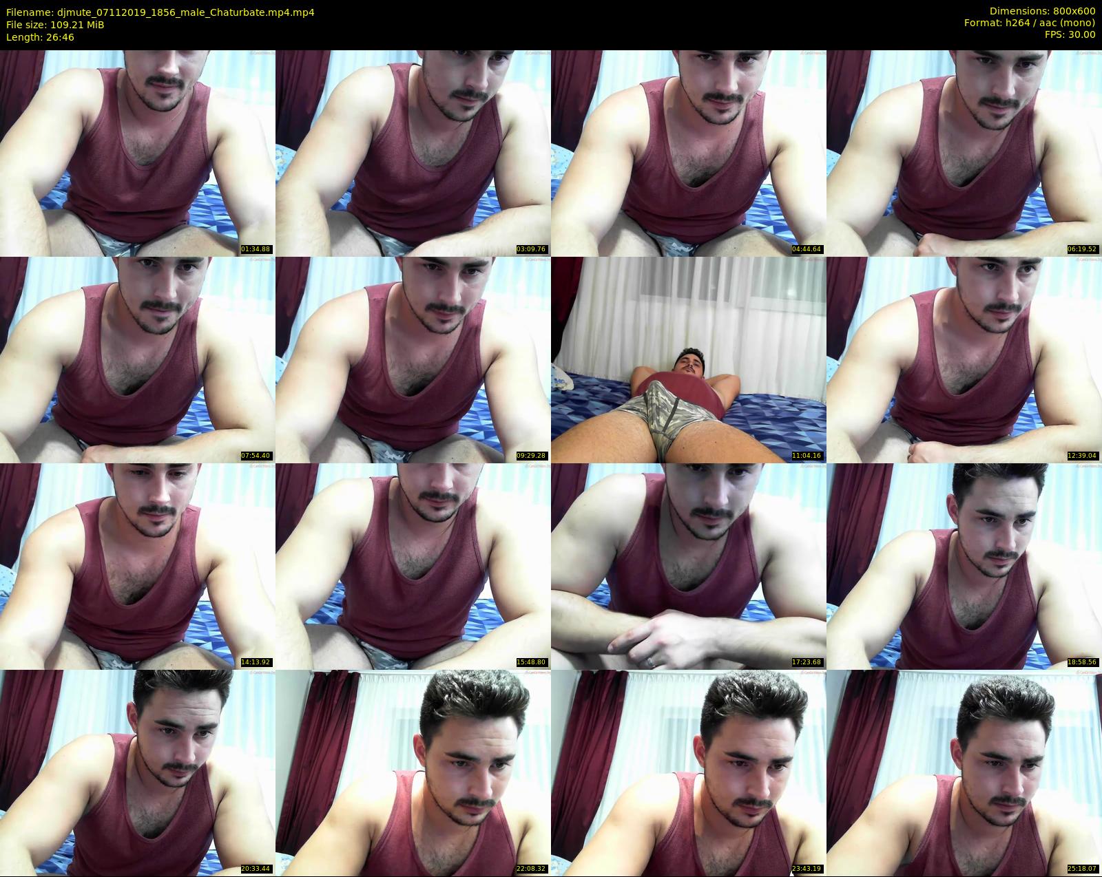 djmute — 27 minute Chaturbate male cam show recording, 480p, Nov 7, 2019
