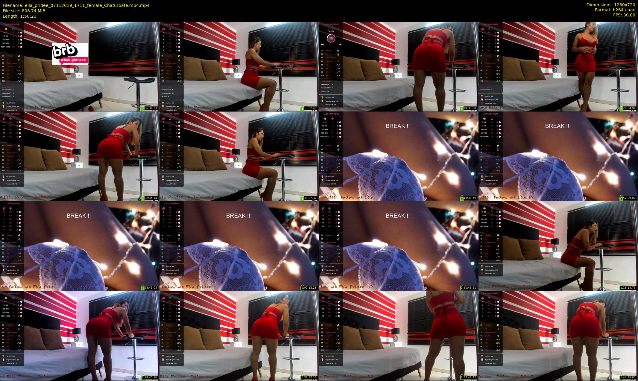 ella_pridee — 111 minute Chaturbate female cam show recording, 720p, Nov 7, 2019