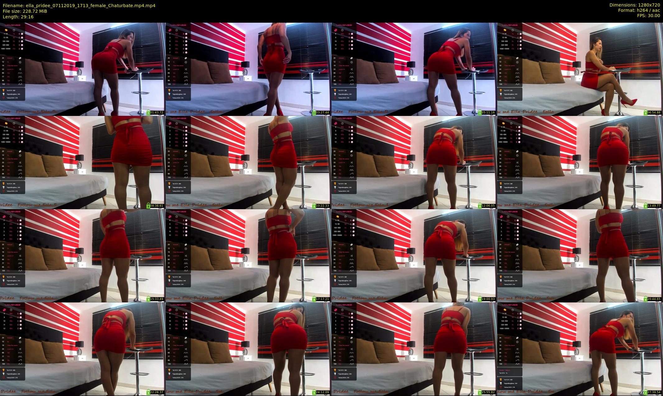 ella_pridee — 30 minute Chaturbate female cam show recording, 720p, Nov 7, 2019