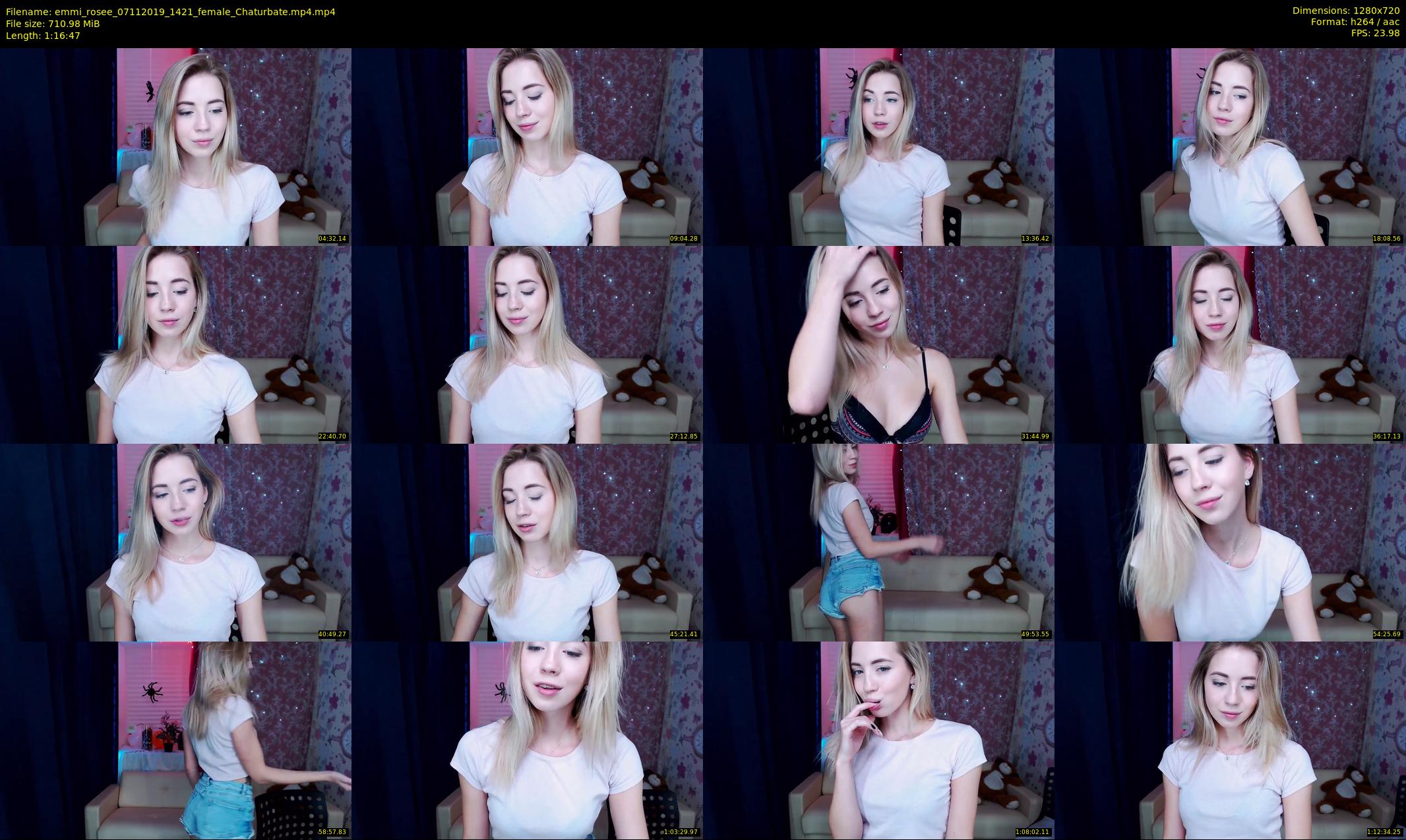 emmi_rosee — 77 minute Chaturbate female cam show recording, 720p, Nov 7, 2019