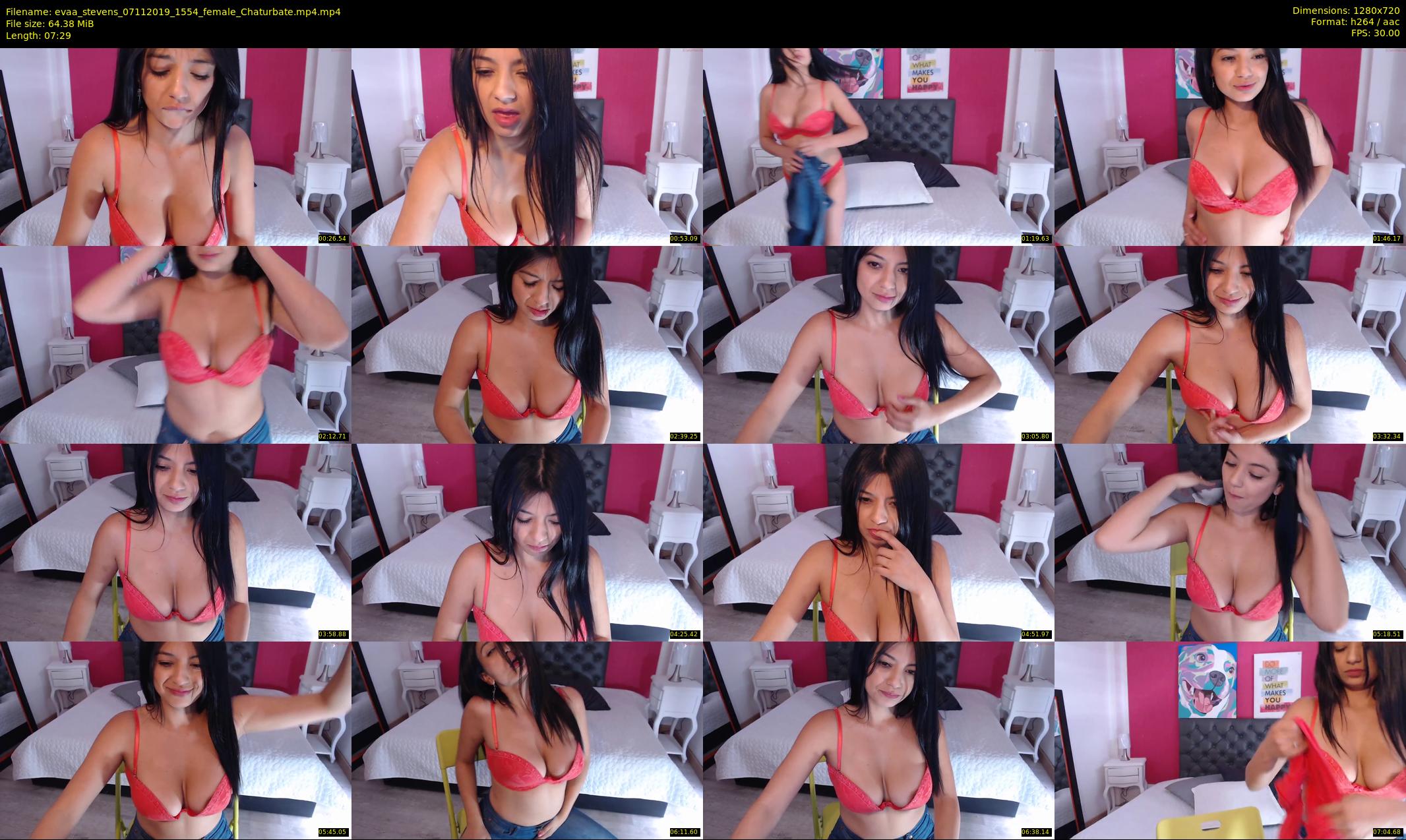 evaa_stevens — 8 minute Chaturbate female cam show recording, 720p, Nov 7, 2019