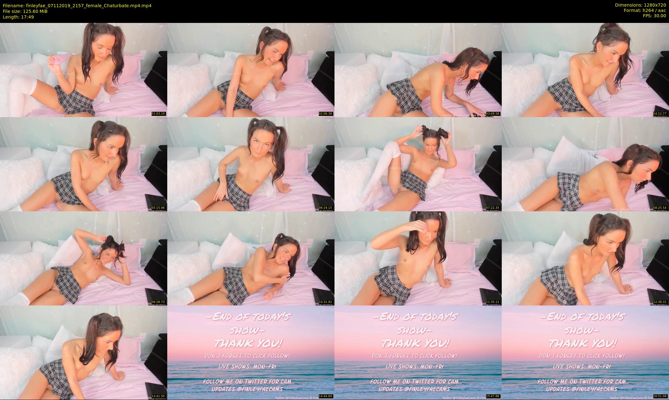 finleyfae — 18 minute Chaturbate female cam show recording, 720p, Nov 7, 2019