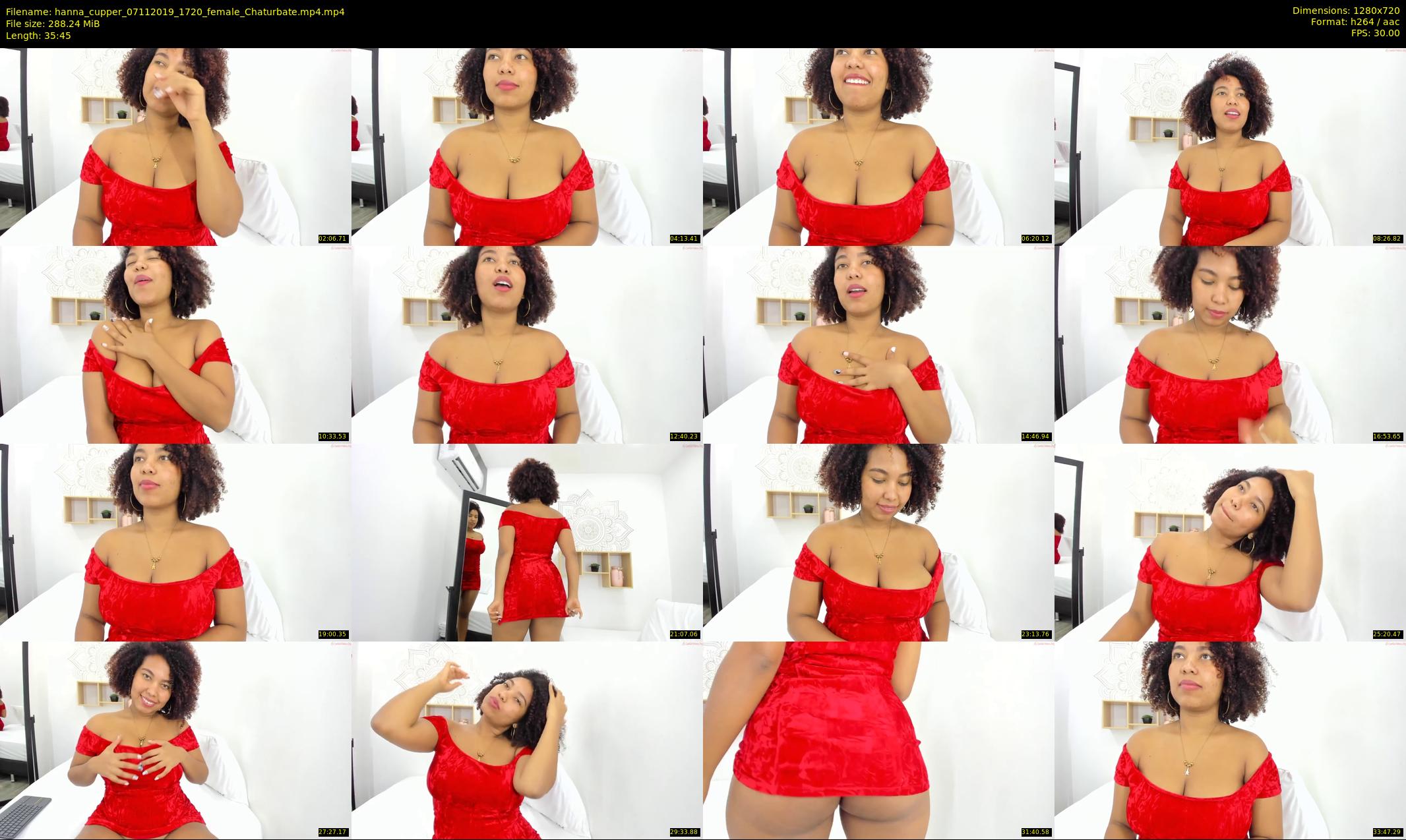 hanna_cupper — 36 minute Chaturbate female cam show recording, 720p, Nov 7, 2019