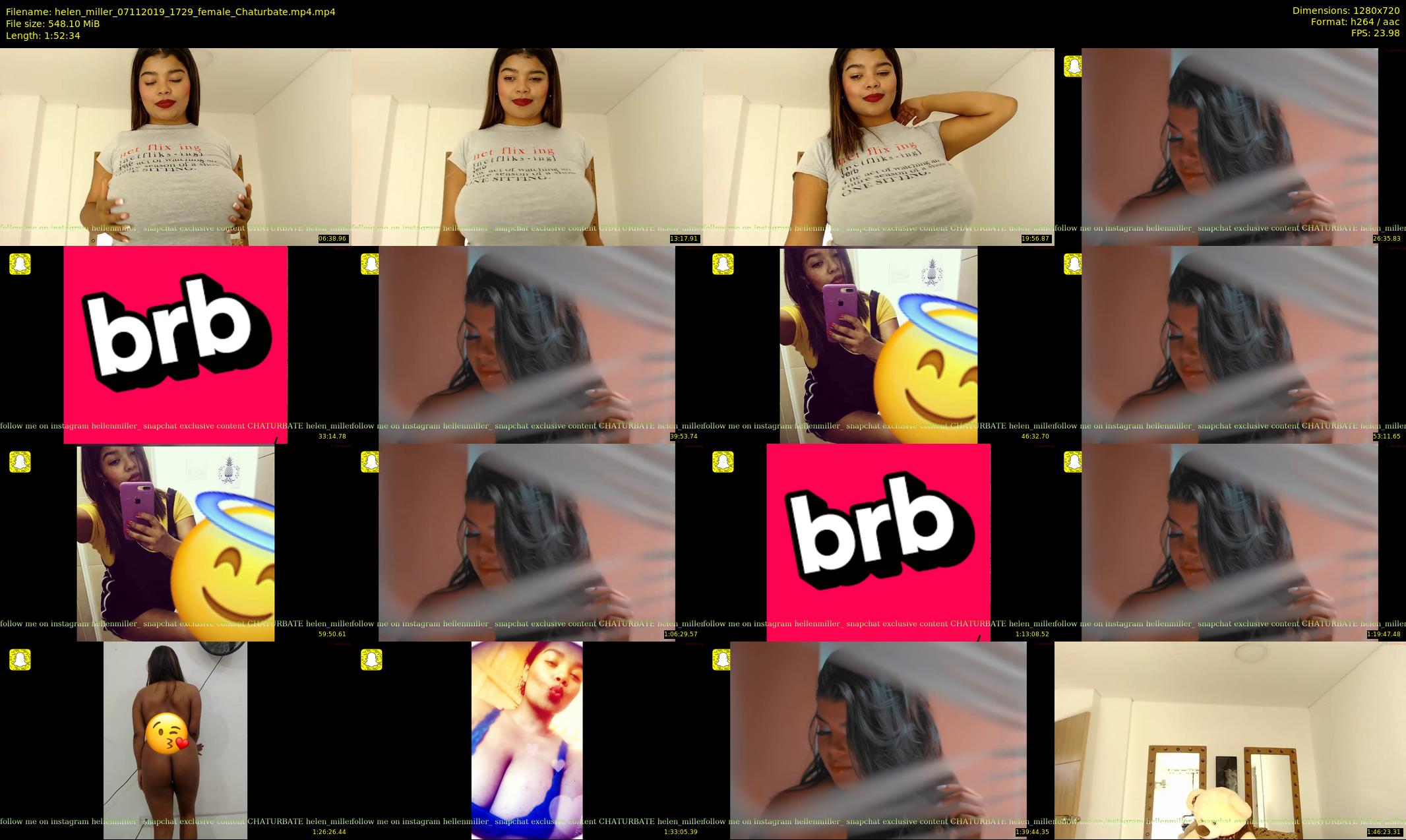 helen_miller — 113 minute Chaturbate female cam show recording, 720p, Nov 7, 2019