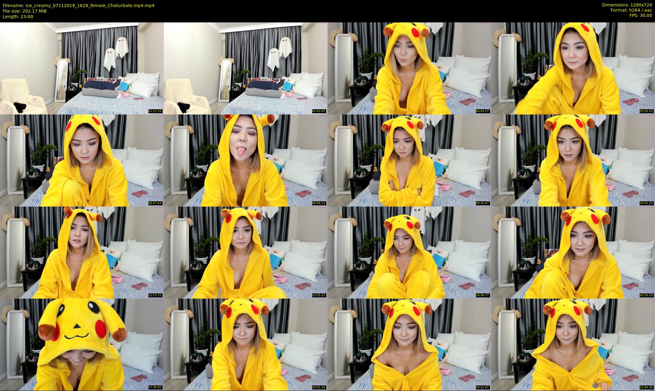ice_creamy — 23 minute Chaturbate female cam show recording, 720p, Nov 7, 2019