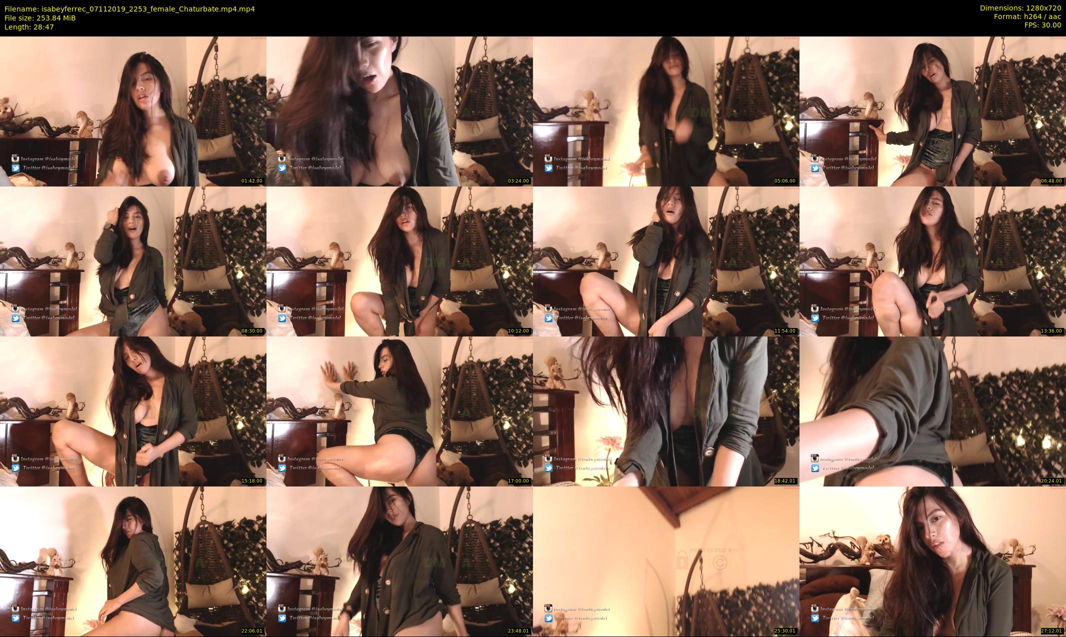 isabeyferrec — 29 minute Chaturbate female cam show recording, 720p, Nov 7, 2019
