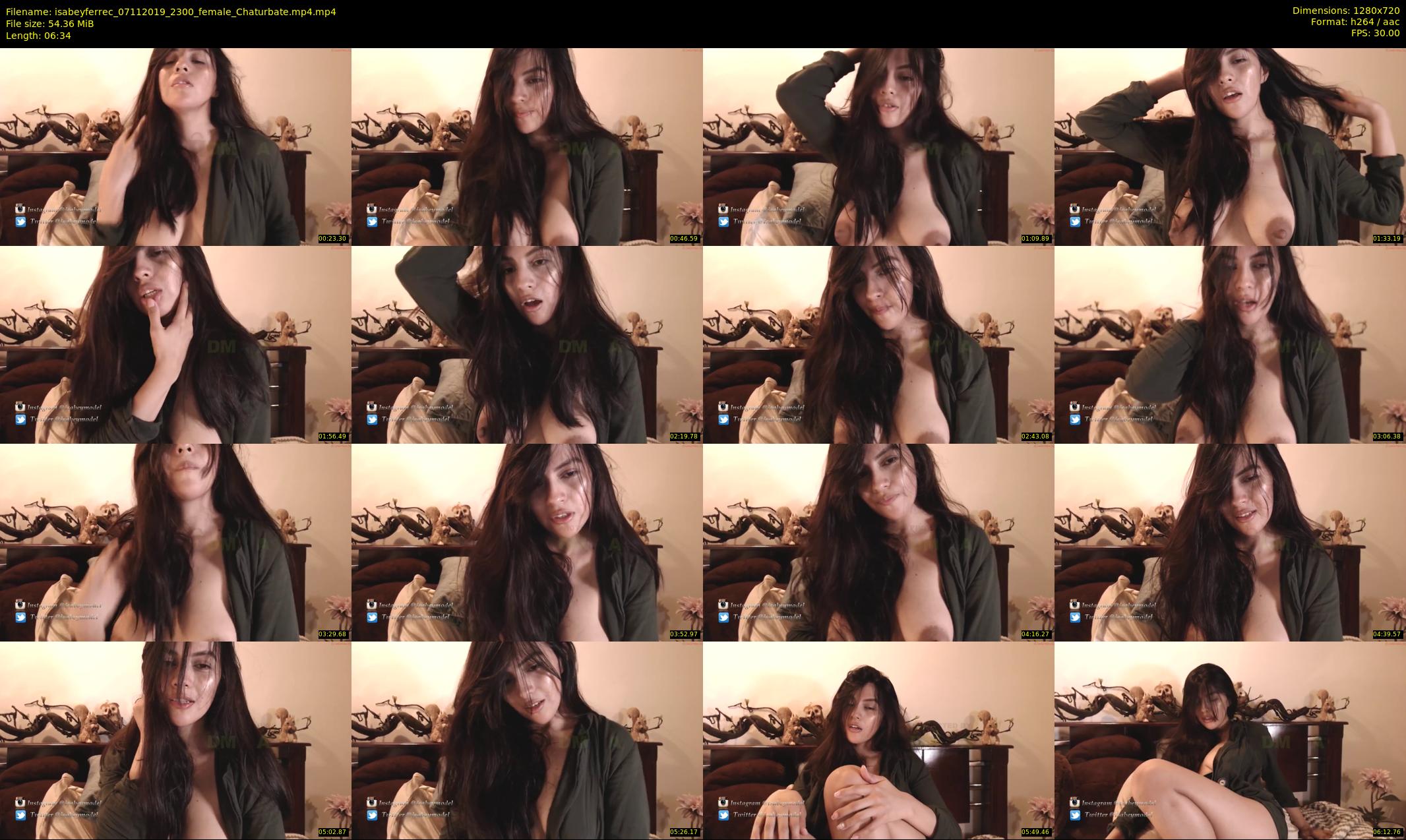 isabeyferrec — 7 minute Chaturbate female cam show recording, 720p, Nov 7, 2019