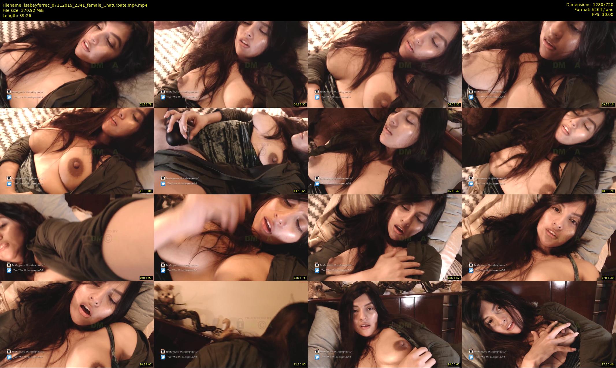 isabeyferrec — 40 minute Chaturbate female cam show recording, 720p, Nov 7, 2019