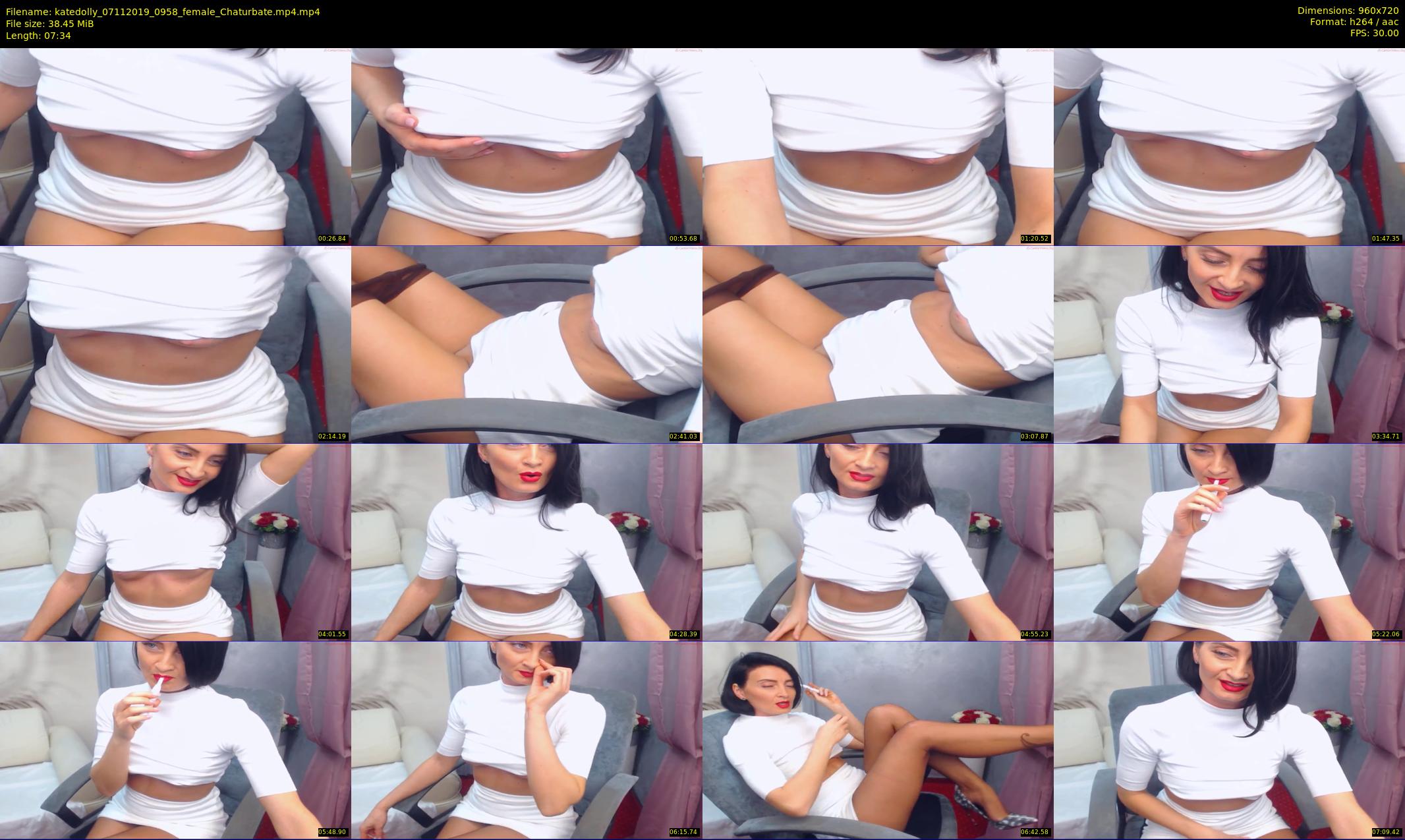 katedolly — 8 minute Chaturbate female cam show recording, 720p, Nov 7, 2019