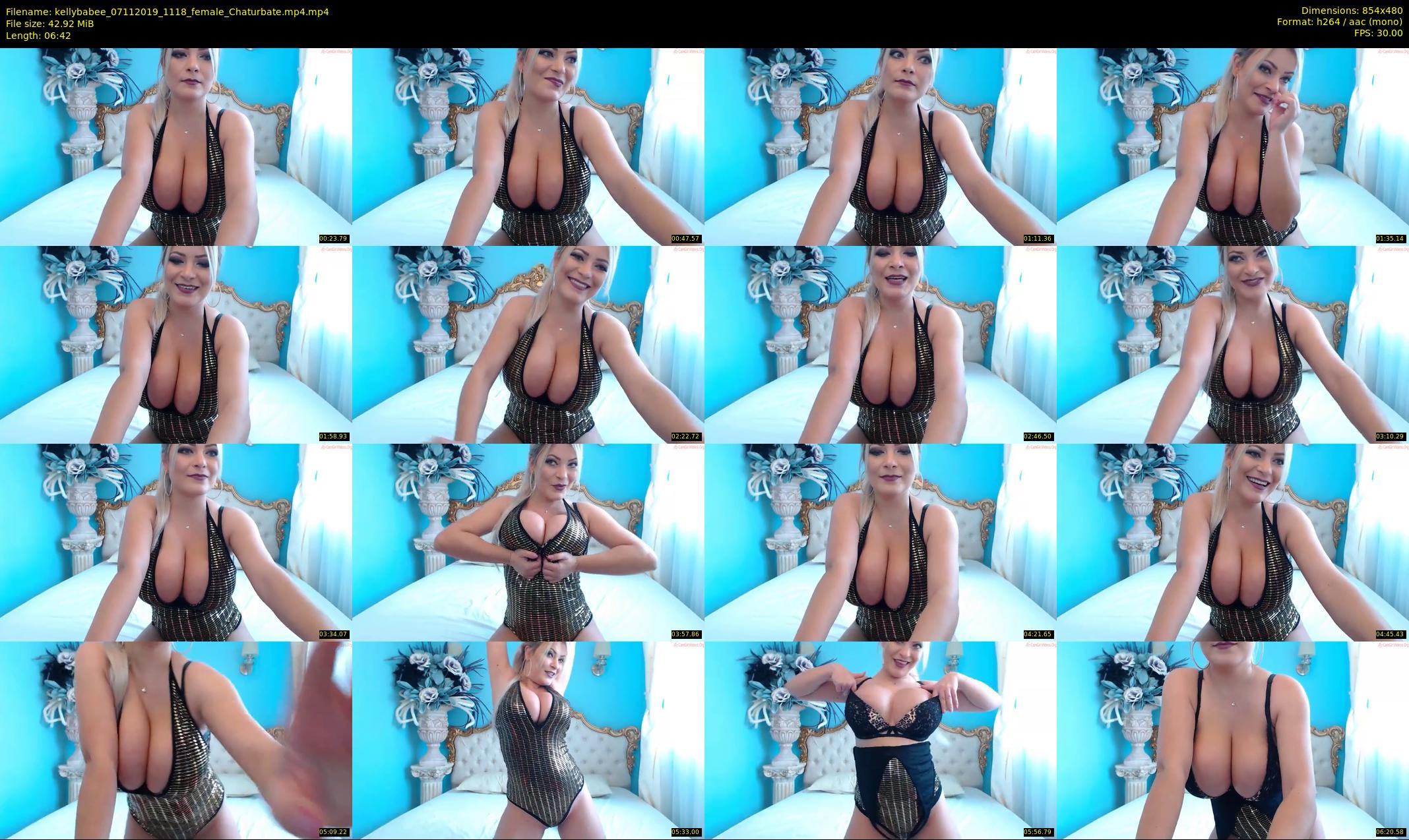 kellybabee — 7 minute Chaturbate female cam show recording, 480p, Nov 7, 2019