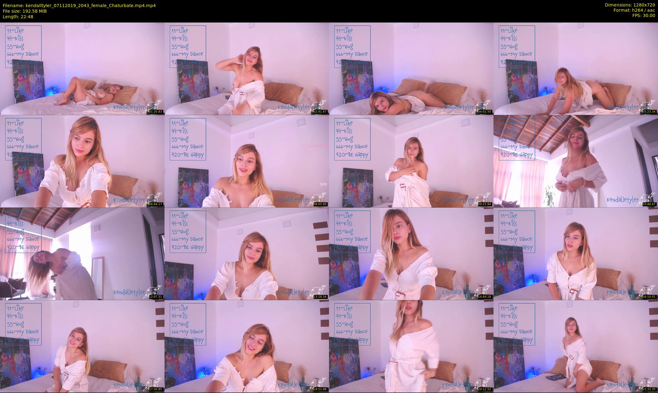 kendalltyler — 23 minute Chaturbate female cam show recording, 720p, Nov 7, 2019