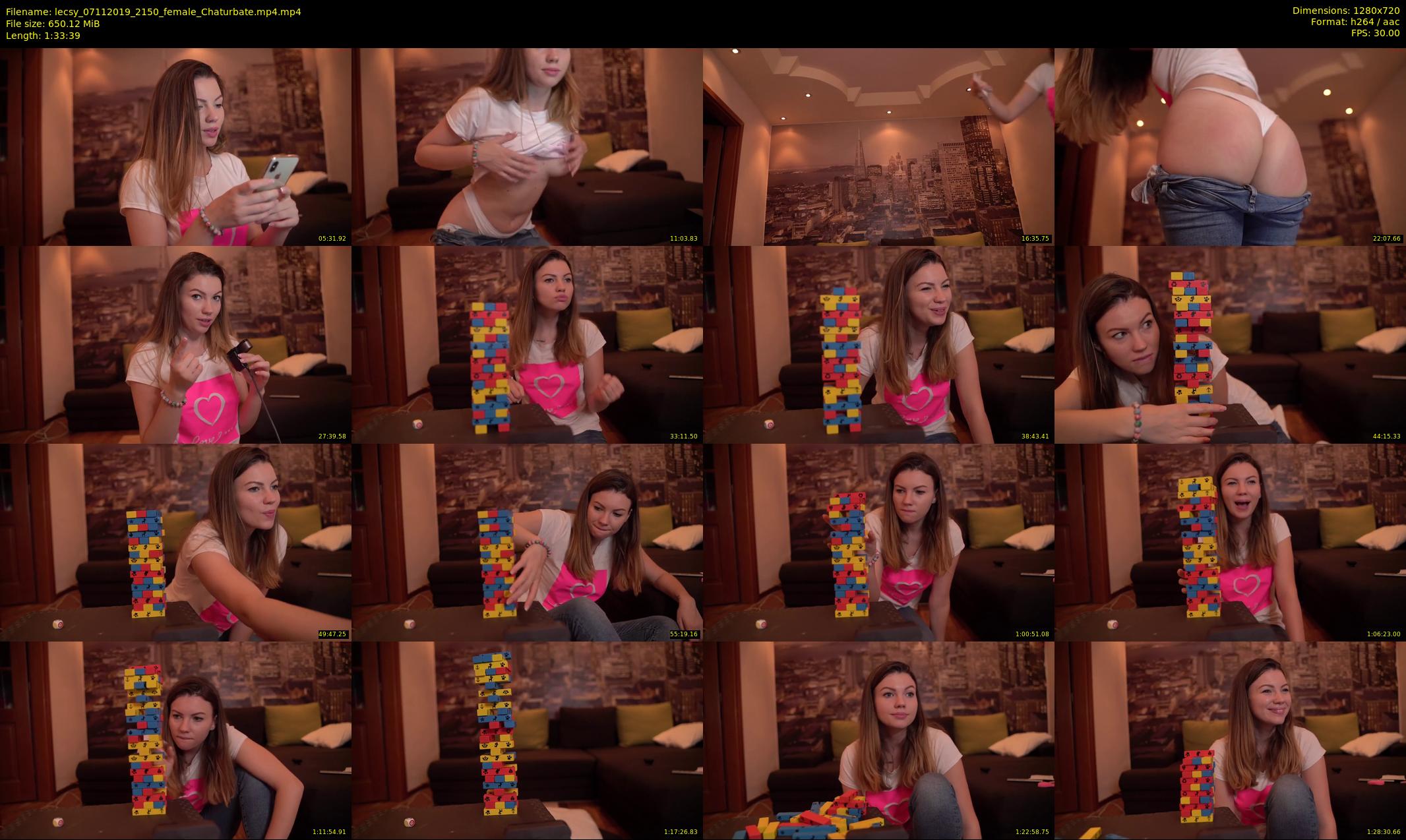 lecsy — 94 minute Chaturbate female cam show recording, 720p, Nov 7, 2019