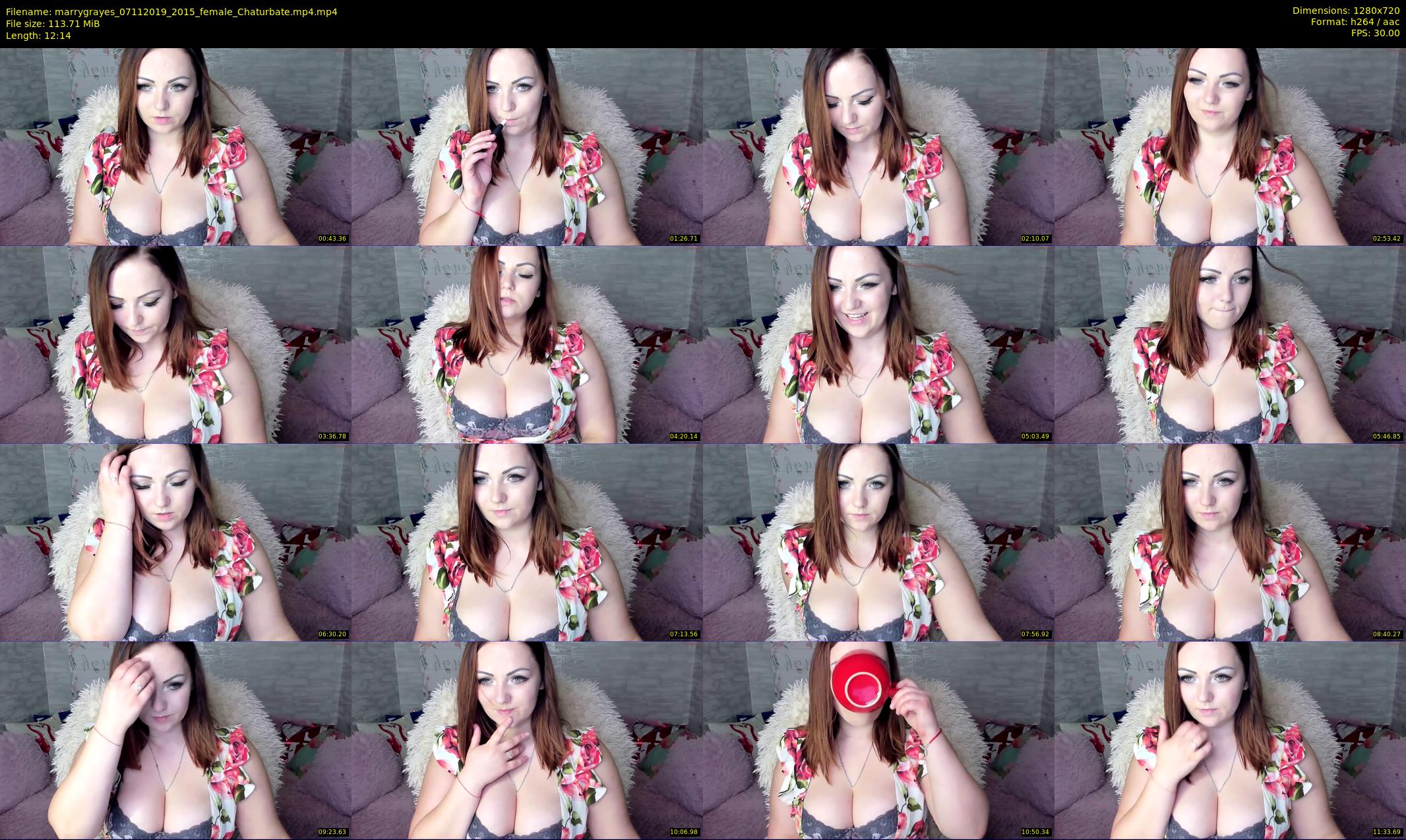 marrygrayes — 13 minute Chaturbate female cam show recording, 720p, Nov 7, 2019