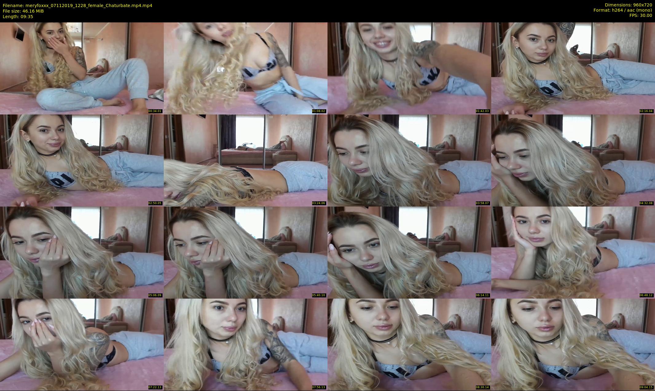 meryfoxxx — 10 minute Chaturbate female cam show recording, 720p, Nov 7, 2019