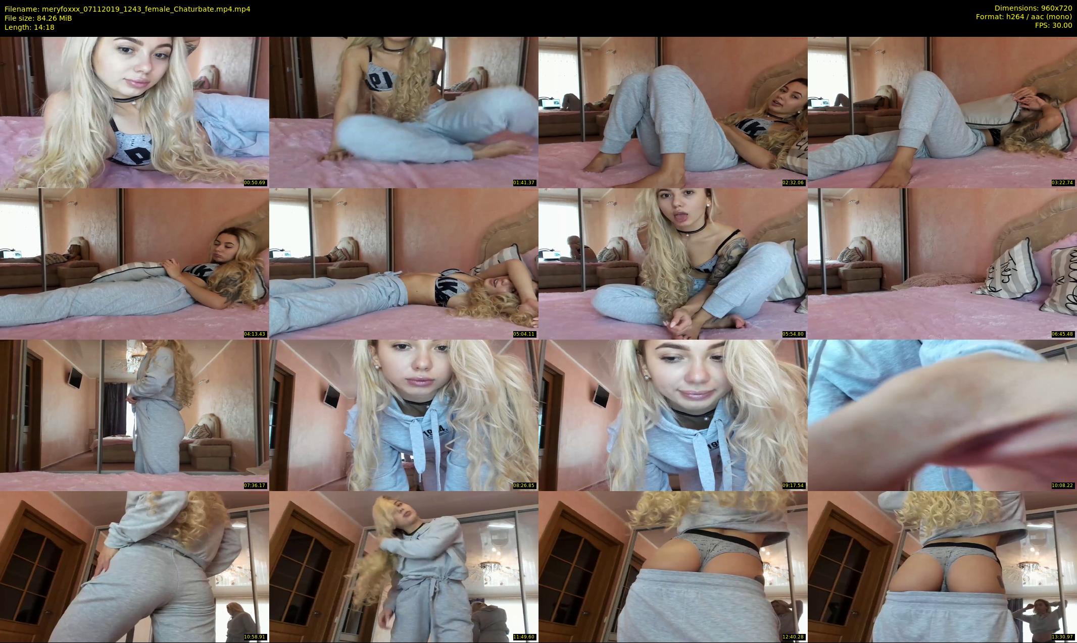 meryfoxxx — 15 minute Chaturbate female cam show recording, 720p, Nov 7, 2019