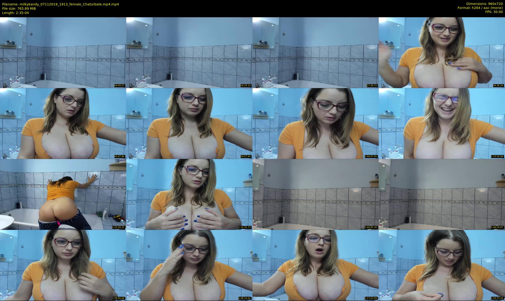 milkykandy — 156 minute Chaturbate female cam show recording, 720p, Nov 7, 2019