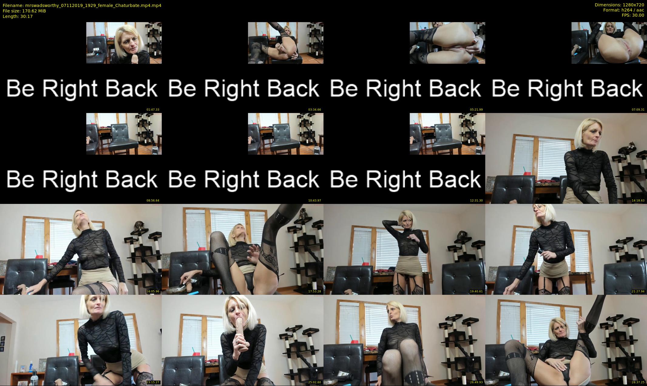 mrswadsworthy — 31 minute Chaturbate female cam show recording, 720p, Nov 7, 2019