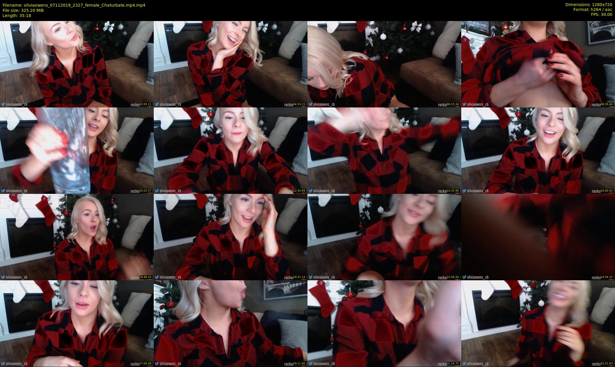 oliviaowens — 36 minute Chaturbate female cam show recording, 720p, Nov 7, 2019