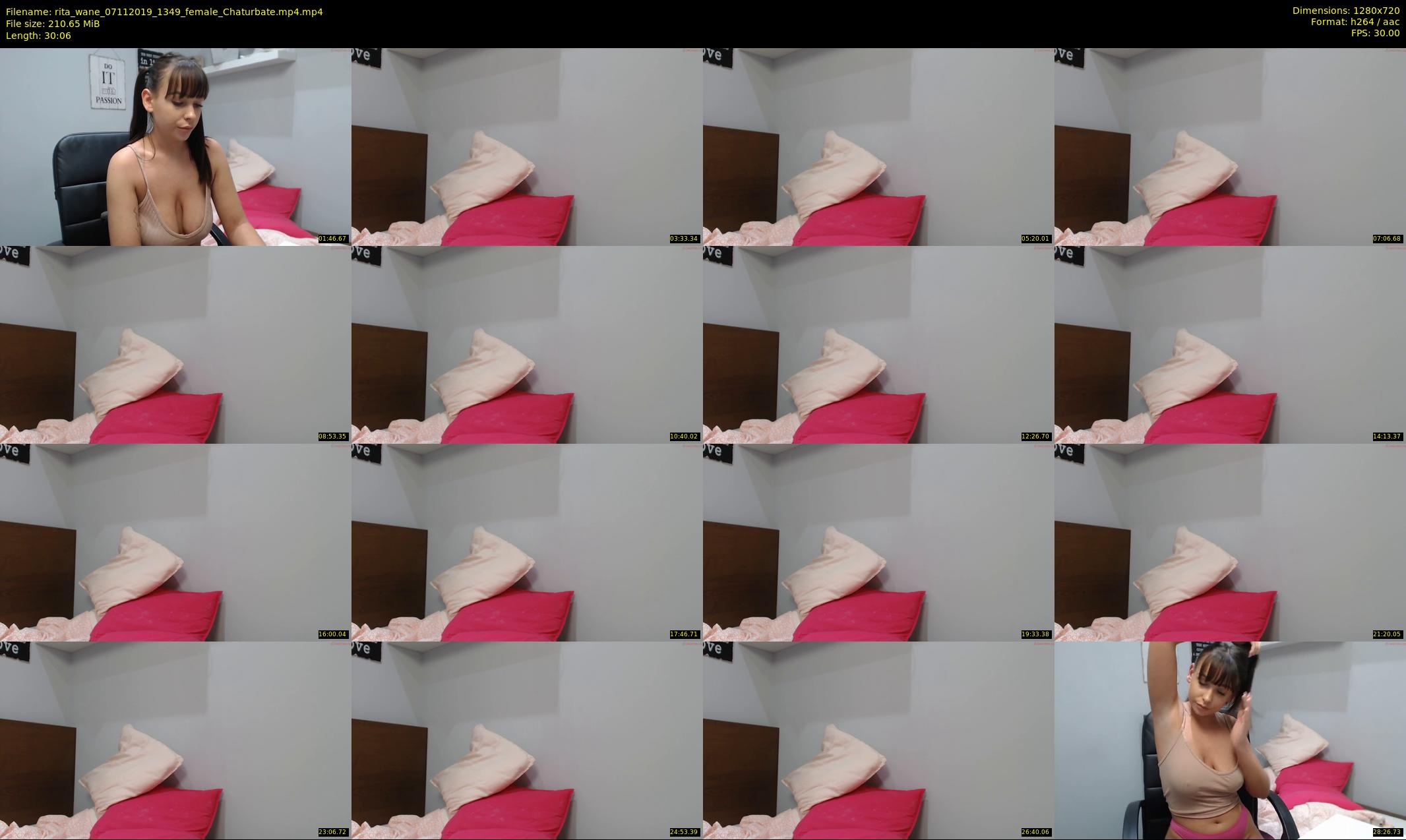 rita_wane — 31 minute Chaturbate female cam show recording, 720p, Nov 7, 2019