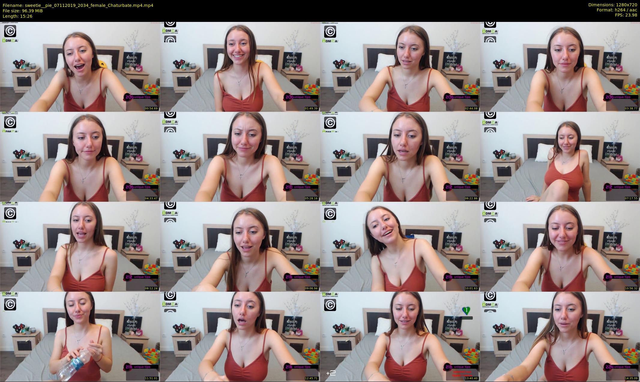 sweetie__pie — 16 minute Chaturbate female cam show recording, 720p, Nov 7, 2019