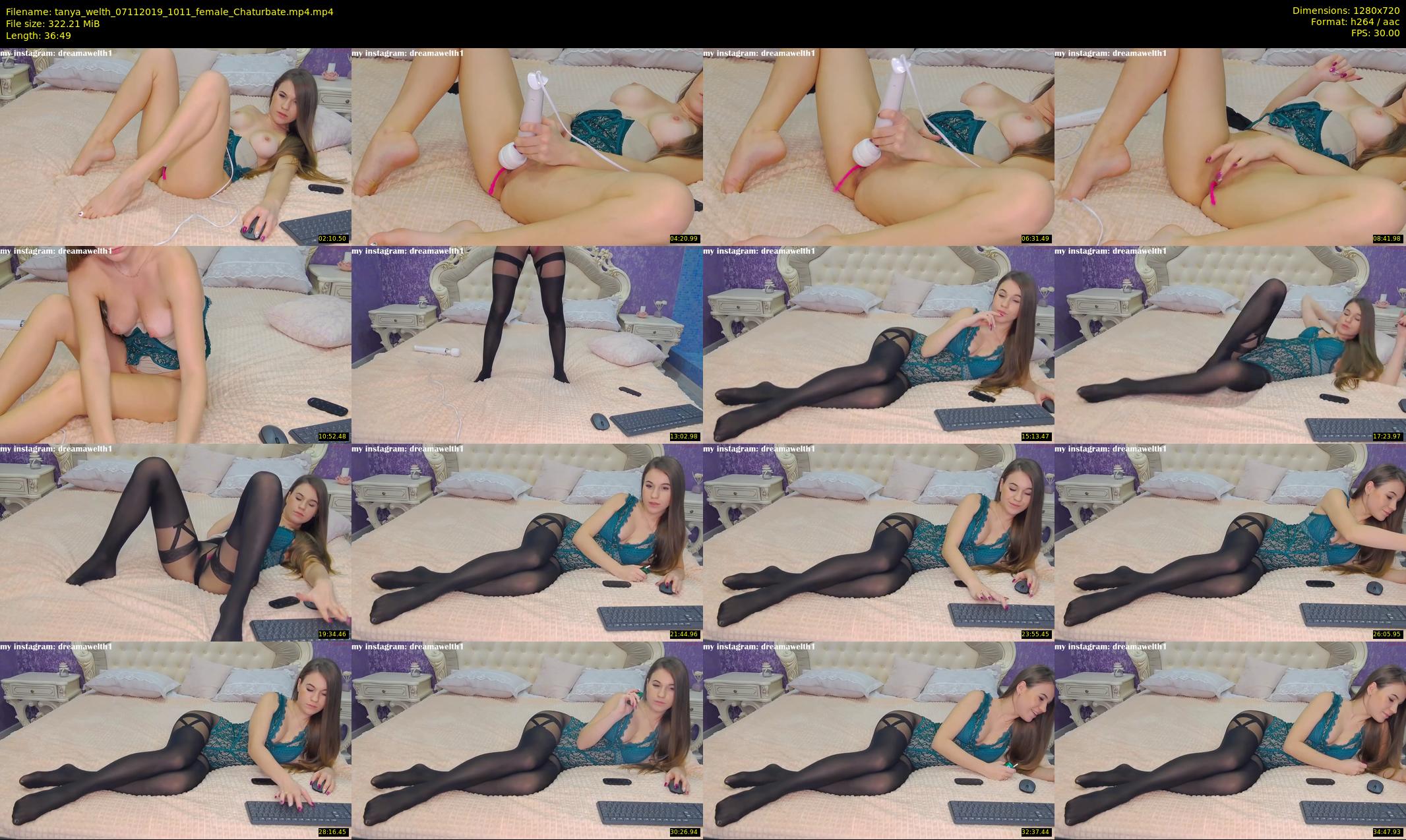 tanya_welth — 37 minute Chaturbate female cam show recording, 720p, Nov 7, 2019