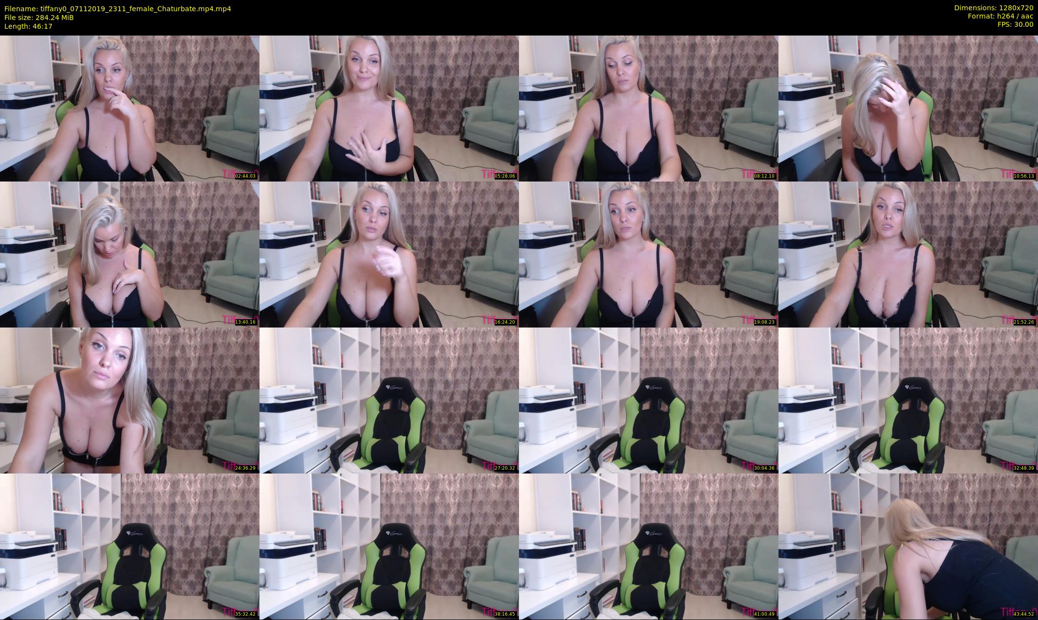 tiffany0 — 47 minute Chaturbate female cam show recording, 720p, Nov 7, 2019