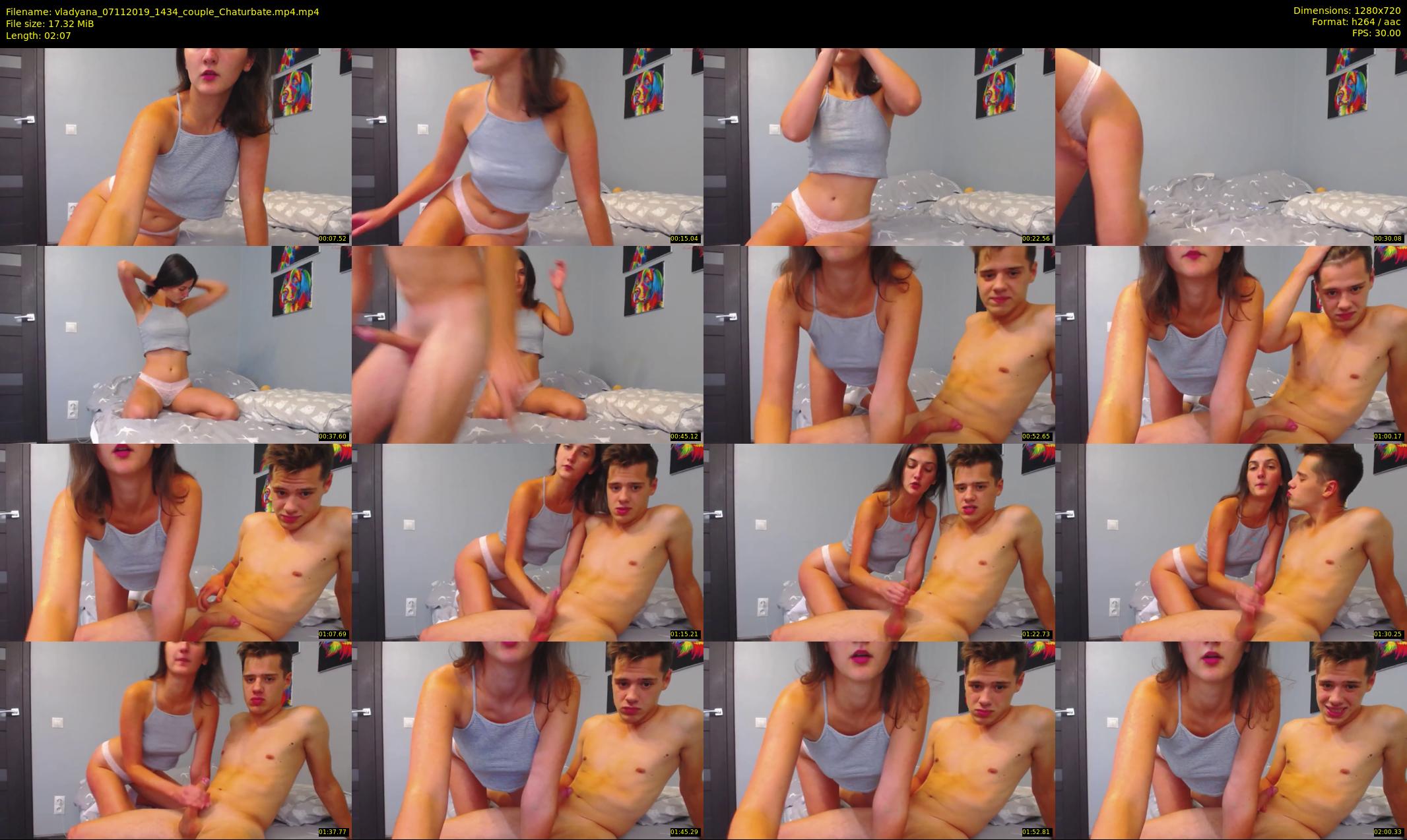 vladyana — 3 minute Chaturbate couple cam show recording, 720p, Nov 7, 2019