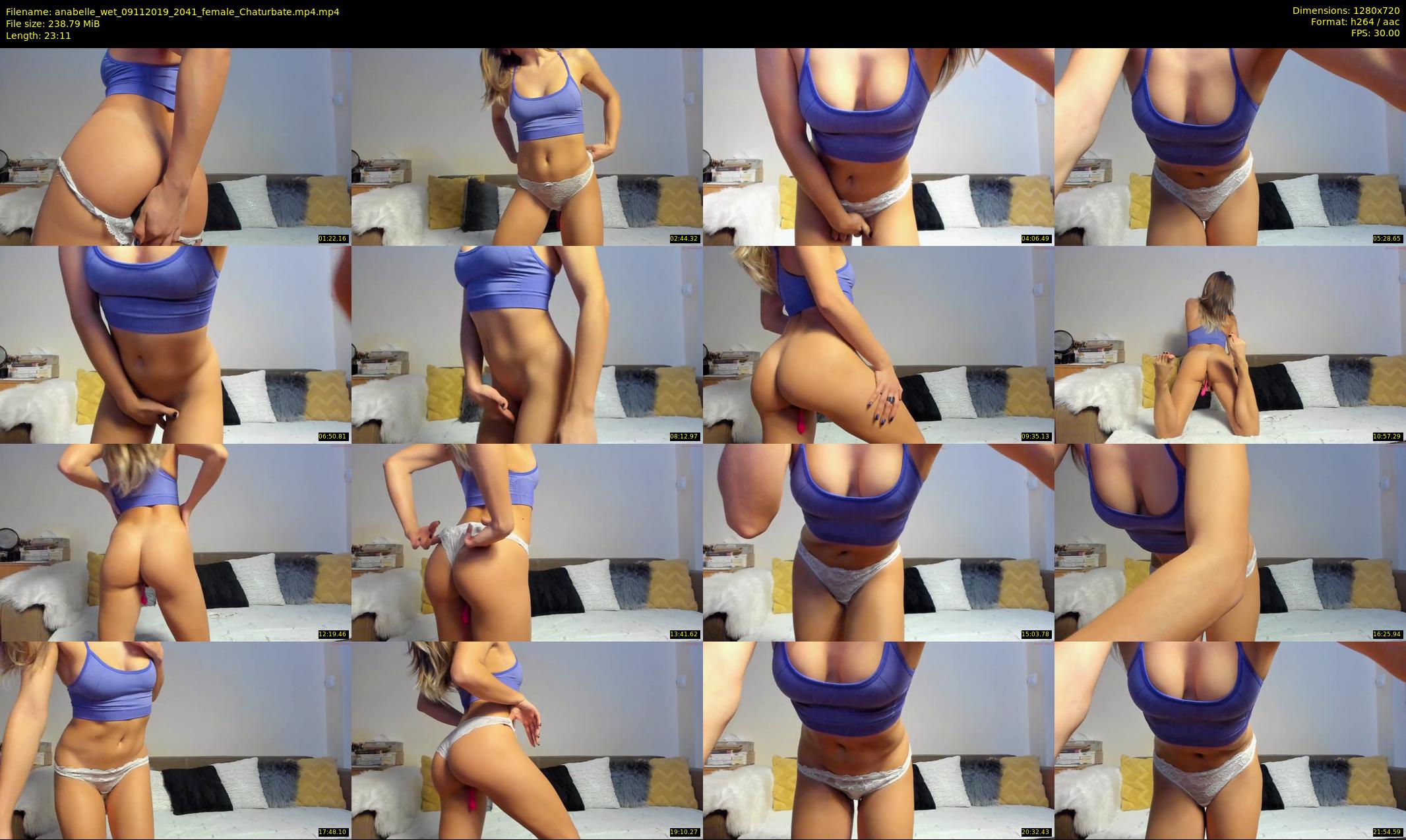anabelle_wet — 24 minute Chaturbate female cam show recording, 720p, Nov 9, 2019