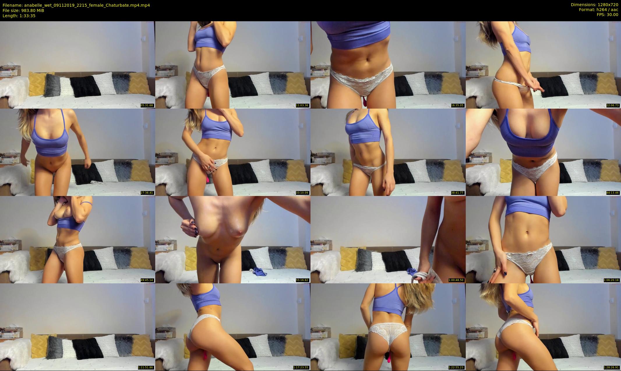 anabelle_wet — 94 minute Chaturbate female cam show recording, 720p, Nov 9, 2019