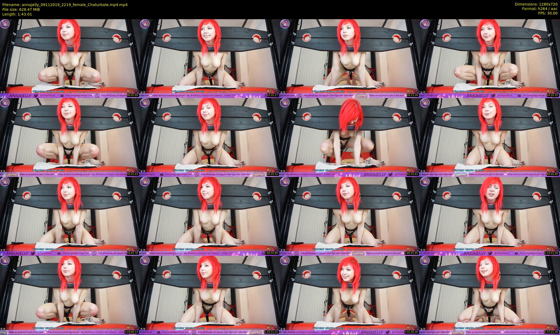 annajelly — 104 minute Chaturbate couple cam show recording, 720p, Nov 9, 2019