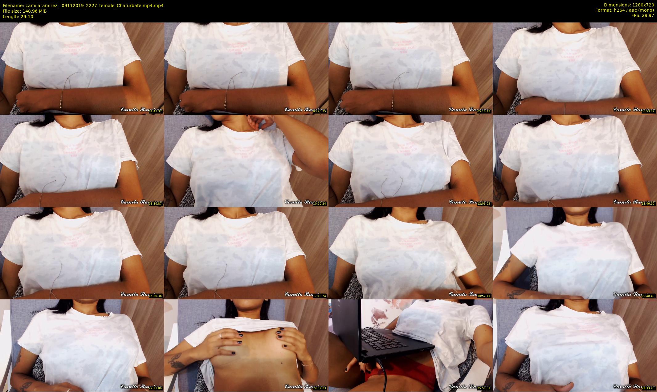 camilaramirez_ — 30 minute Chaturbate female cam show recording, 720p, Nov 9, 2019