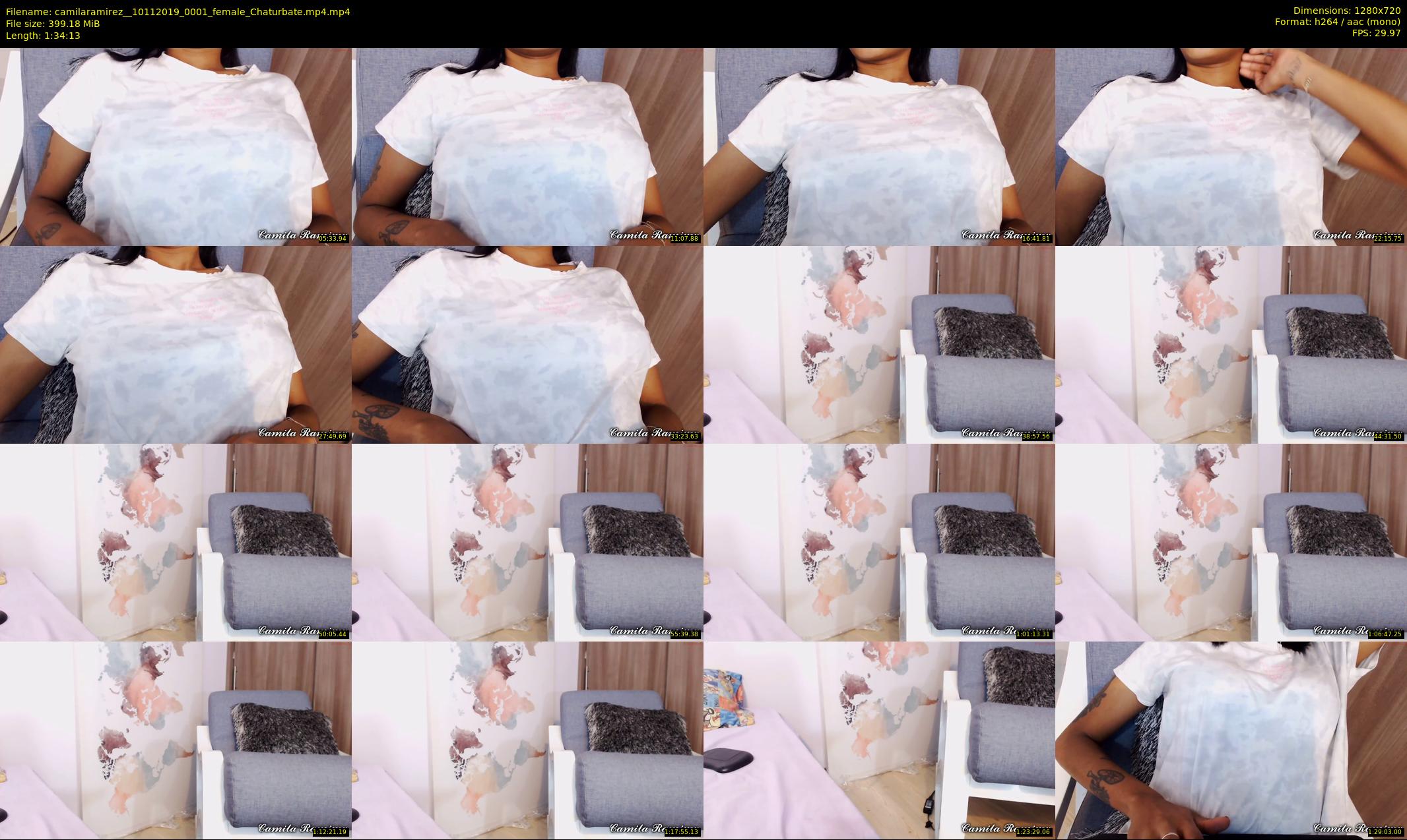 camilaramirez_ — 95 minute Chaturbate female cam show recording, 720p, Nov 10, 2019
