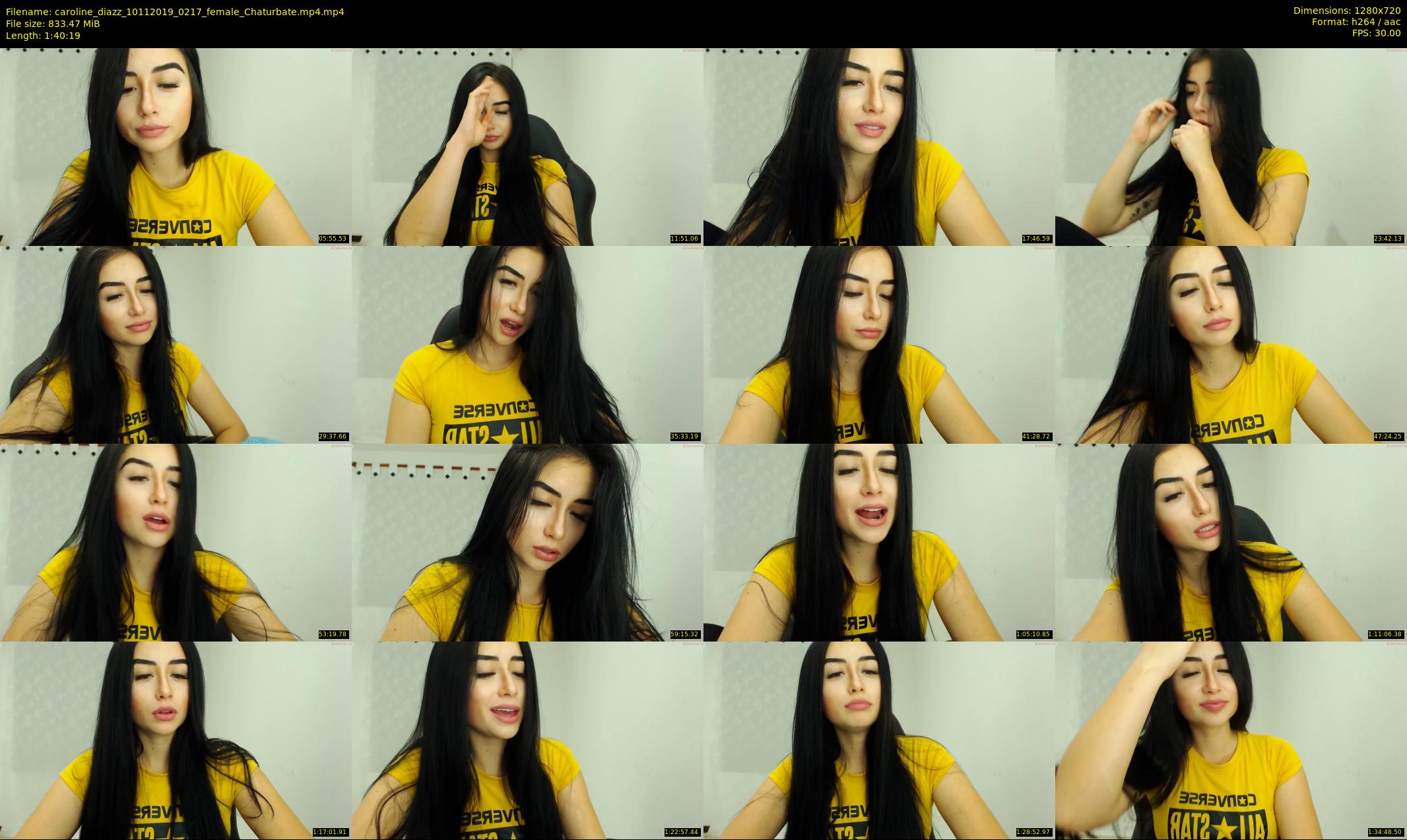 caroline_diazz — 101 minute Chaturbate female cam show recording, 720p, Nov 10, 2019