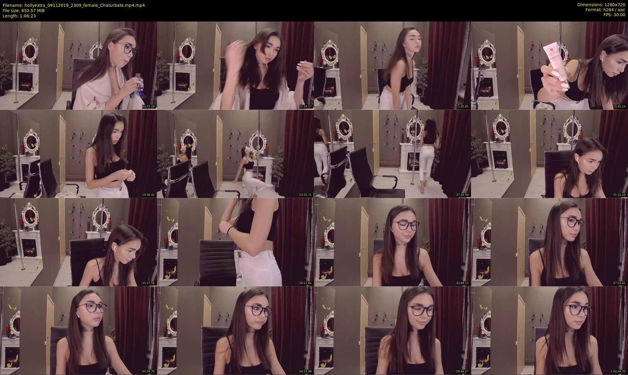 hollyextra — 67 minute Chaturbate female cam show recording, 720p, Nov 9, 2019