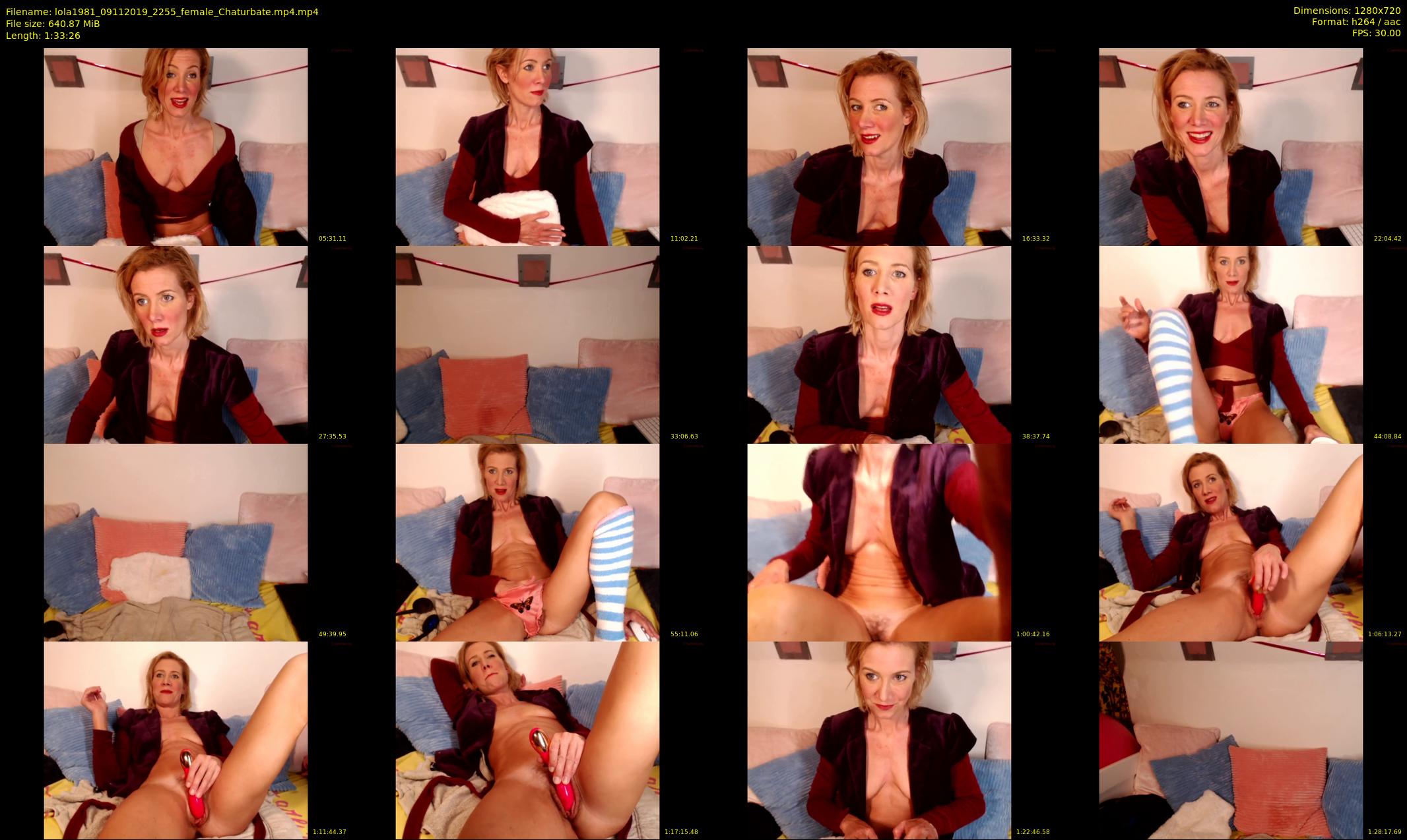 lola1981 — 94 minute Chaturbate female cam show recording, 720p, Nov 9, 2019