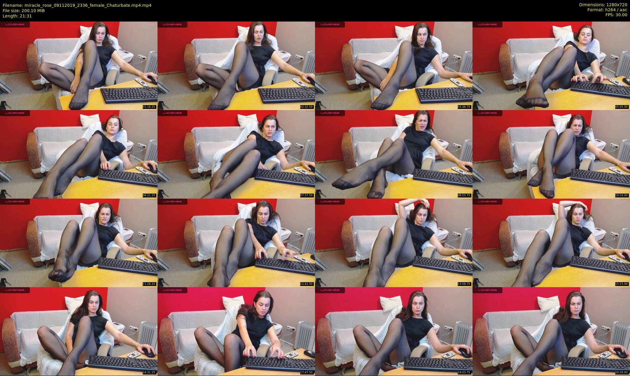 miracle_rose — 22 minute Chaturbate female cam show recording, 720p, Nov 9, 2019