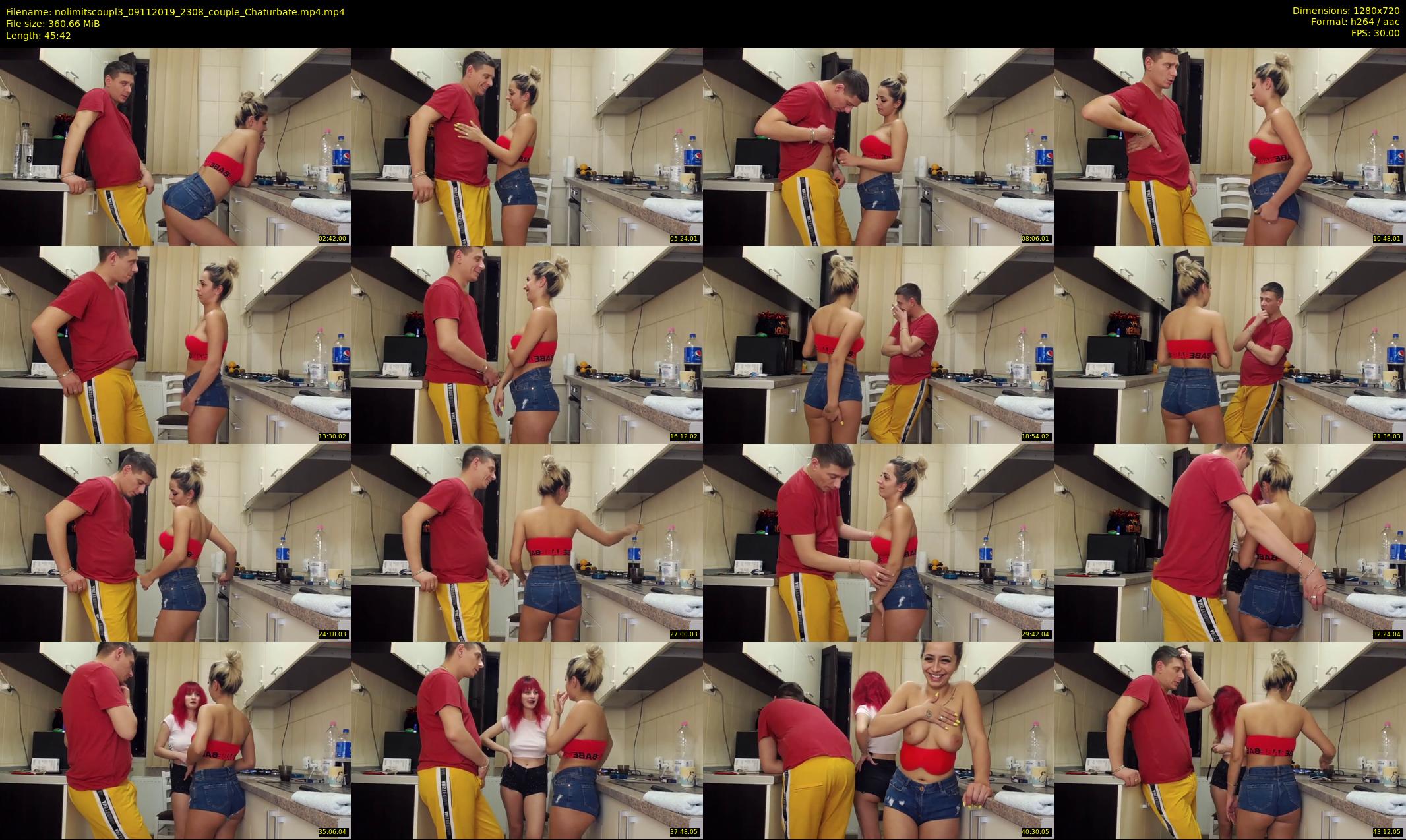 nolimitscoupl3 — 46 minute Chaturbate couple cam show recording, 720p, Nov 9, 2019